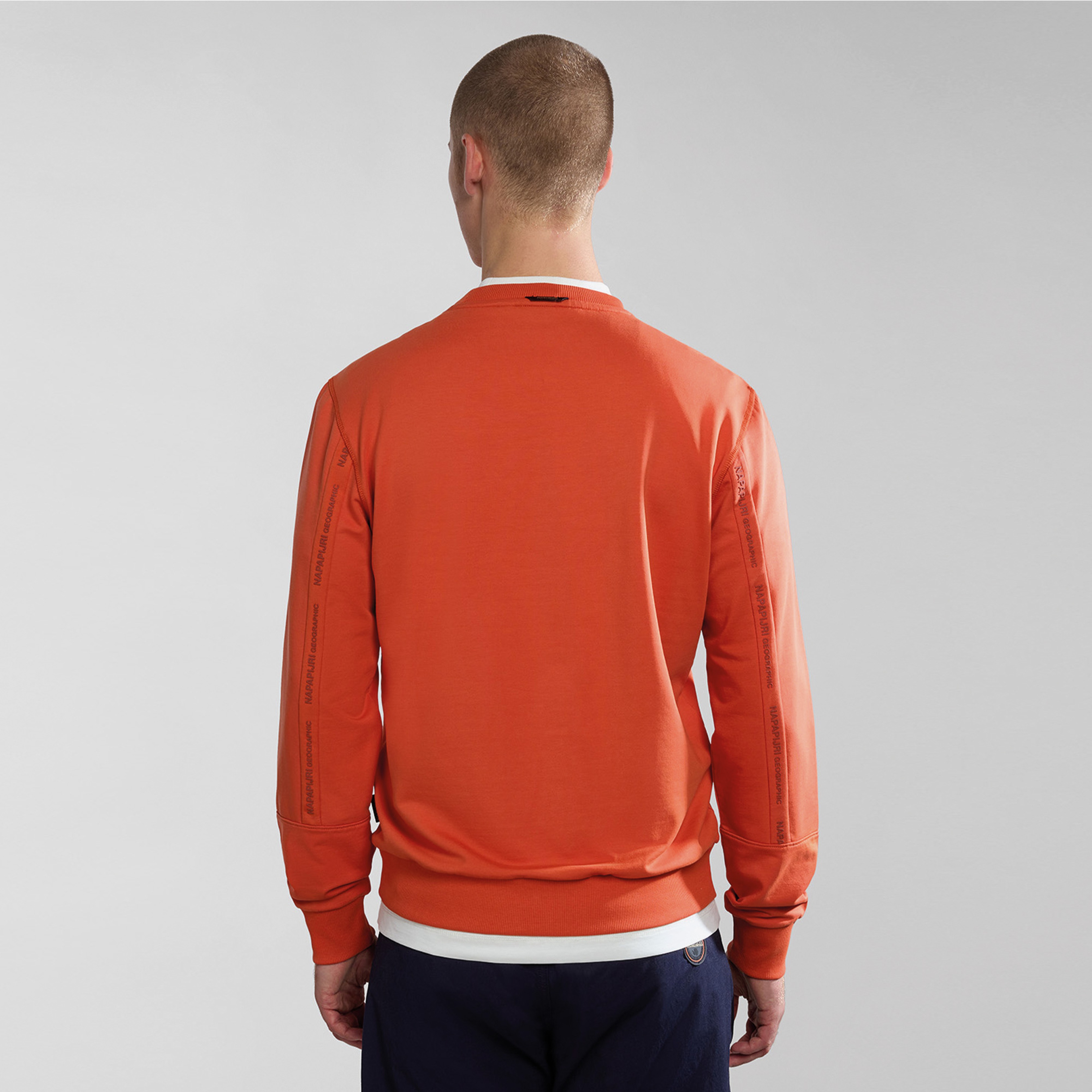 Napapijri B-Smallwood Erkek Turuncu Sweatshirt