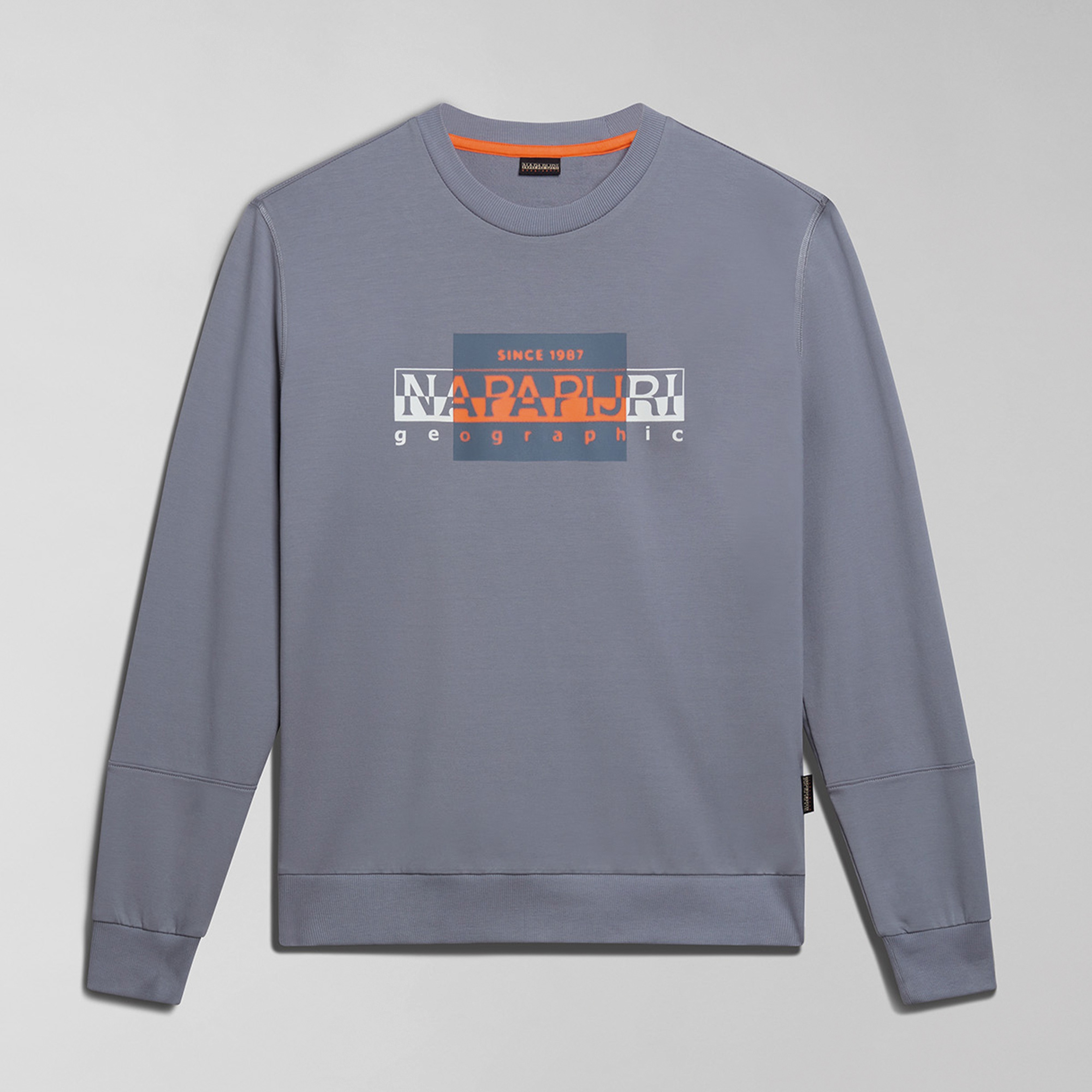 Napapijri B-Smallwood Erkek Gri Sweatshirt