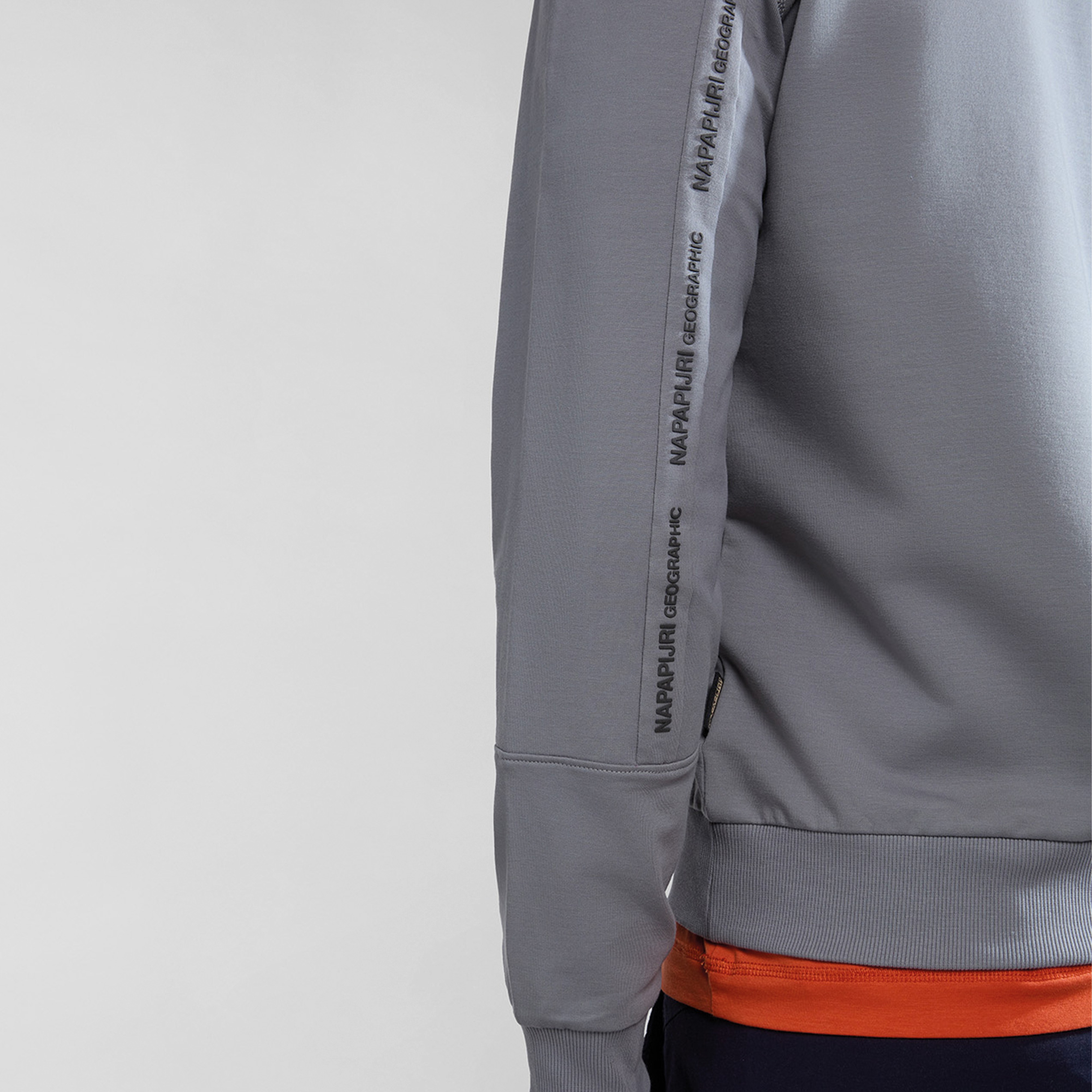 Napapijri B-Smallwood Erkek Gri Sweatshirt