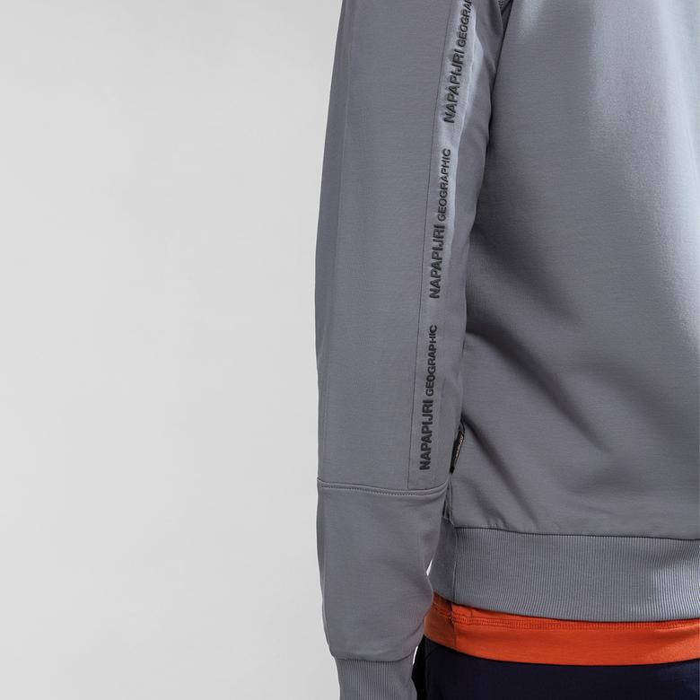 Napapijri B-Smallwood Erkek Gri Sweatshirt