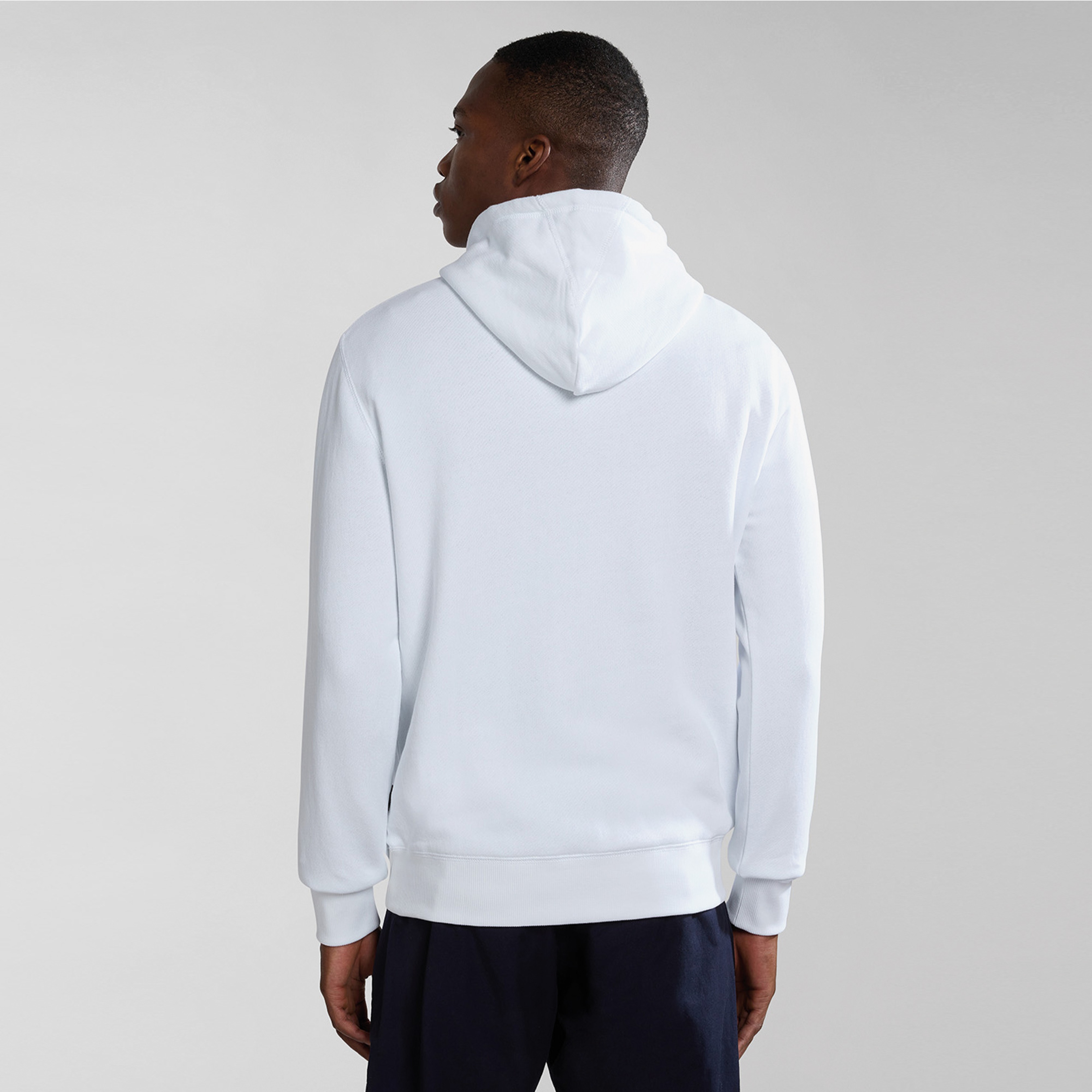 Napapijri B-Kreis Erkek Beyaz Sweatshirt