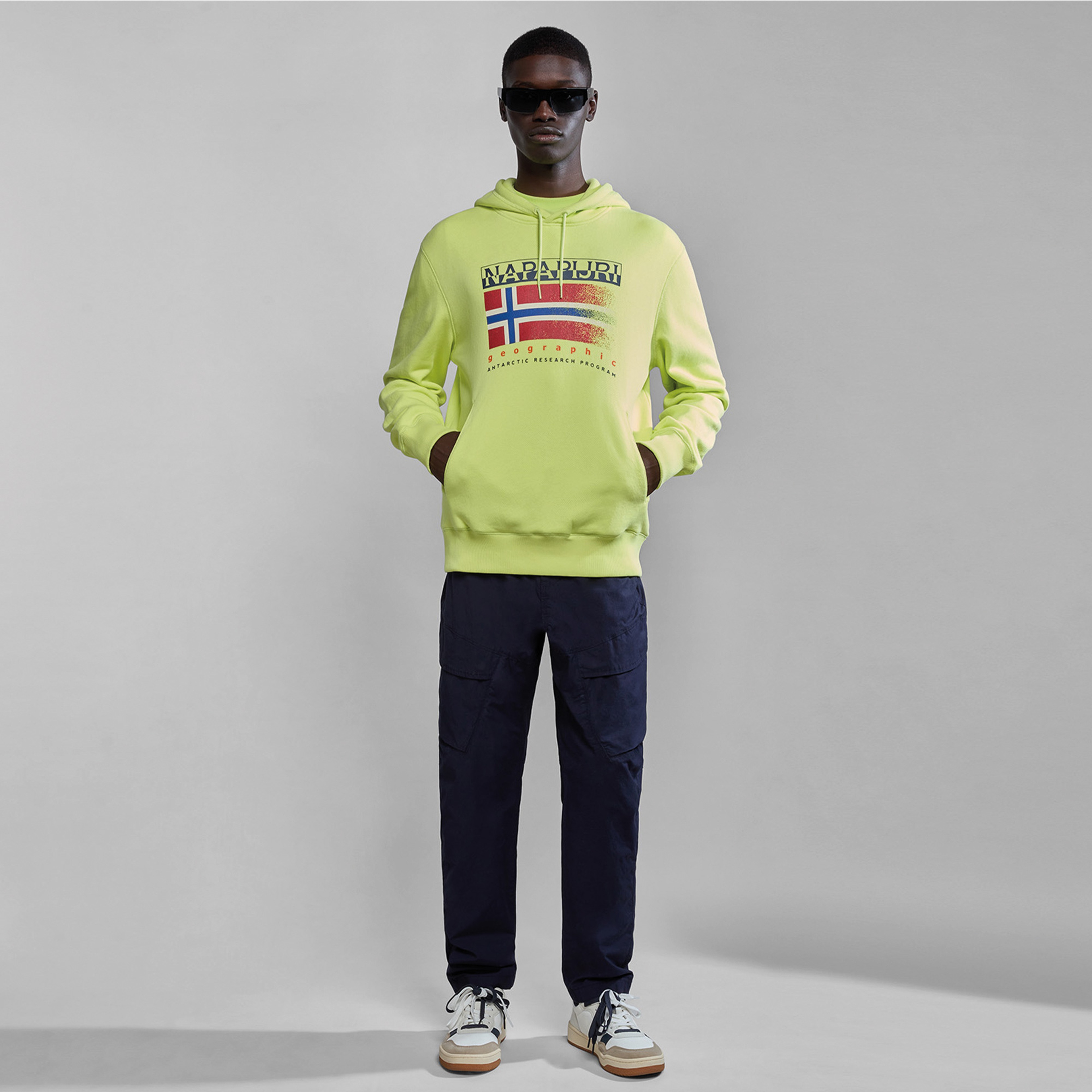 Napapijri B-Kreis Erkek Sarı Sweatshirt