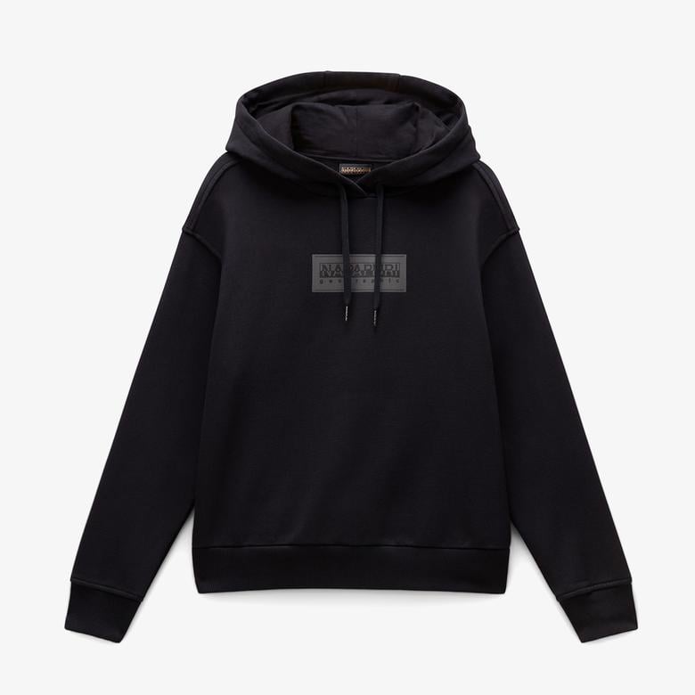 Napapijri B-Box Logo Kadın Siyah Sweatshirt