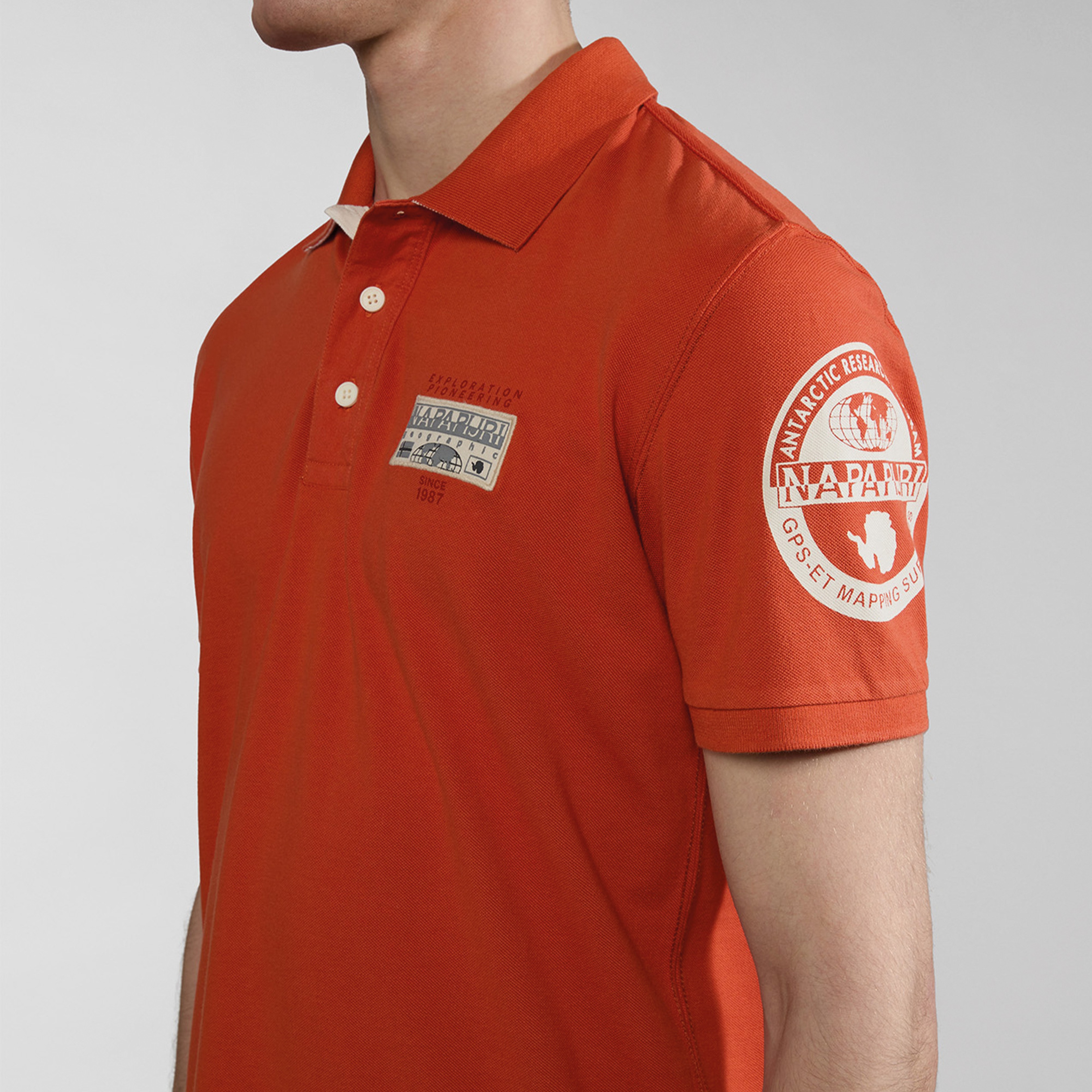 Napapijri E-Amundsen Erkek Turuncu T-Shirt