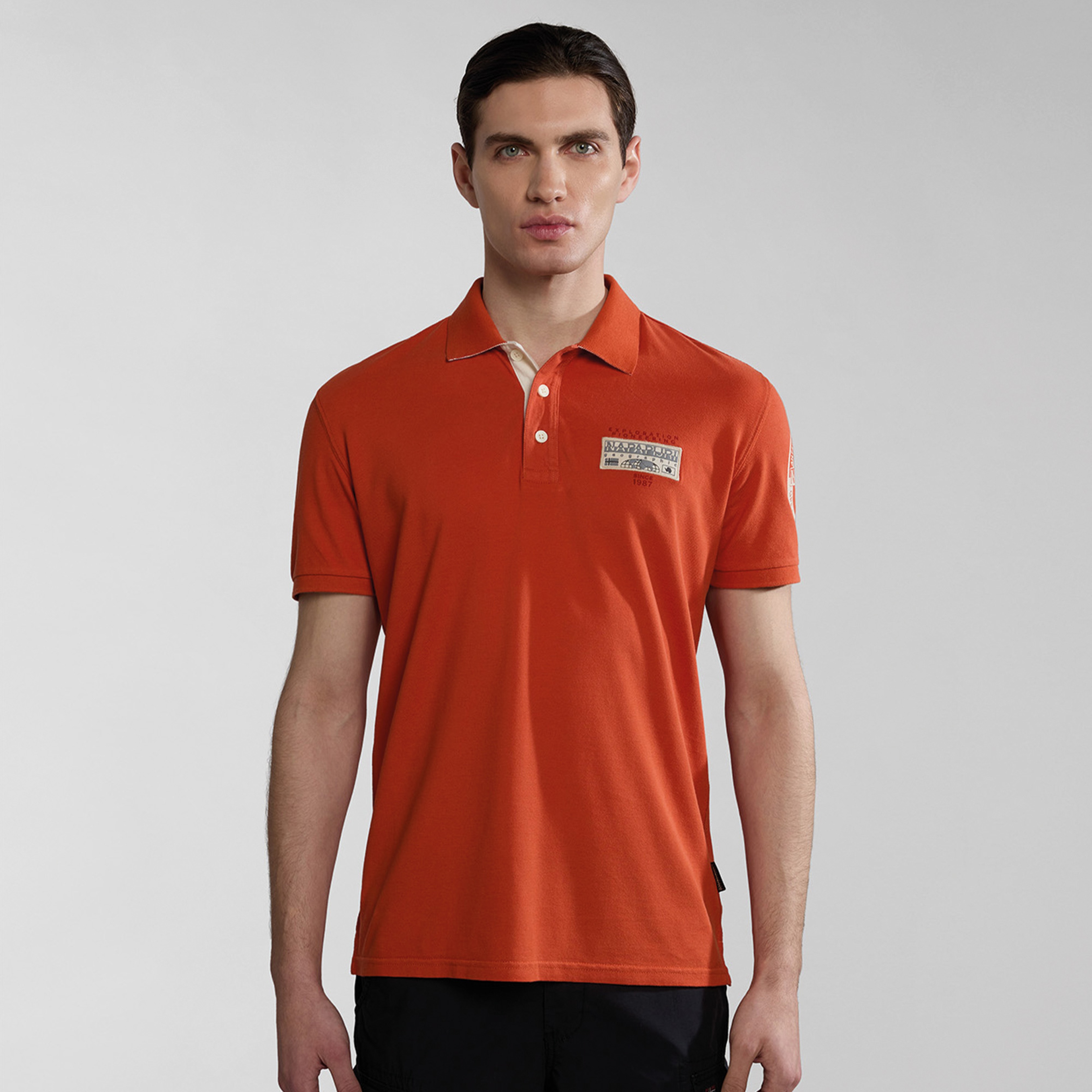 Napapijri E-Amundsen Erkek Turuncu T-Shirt