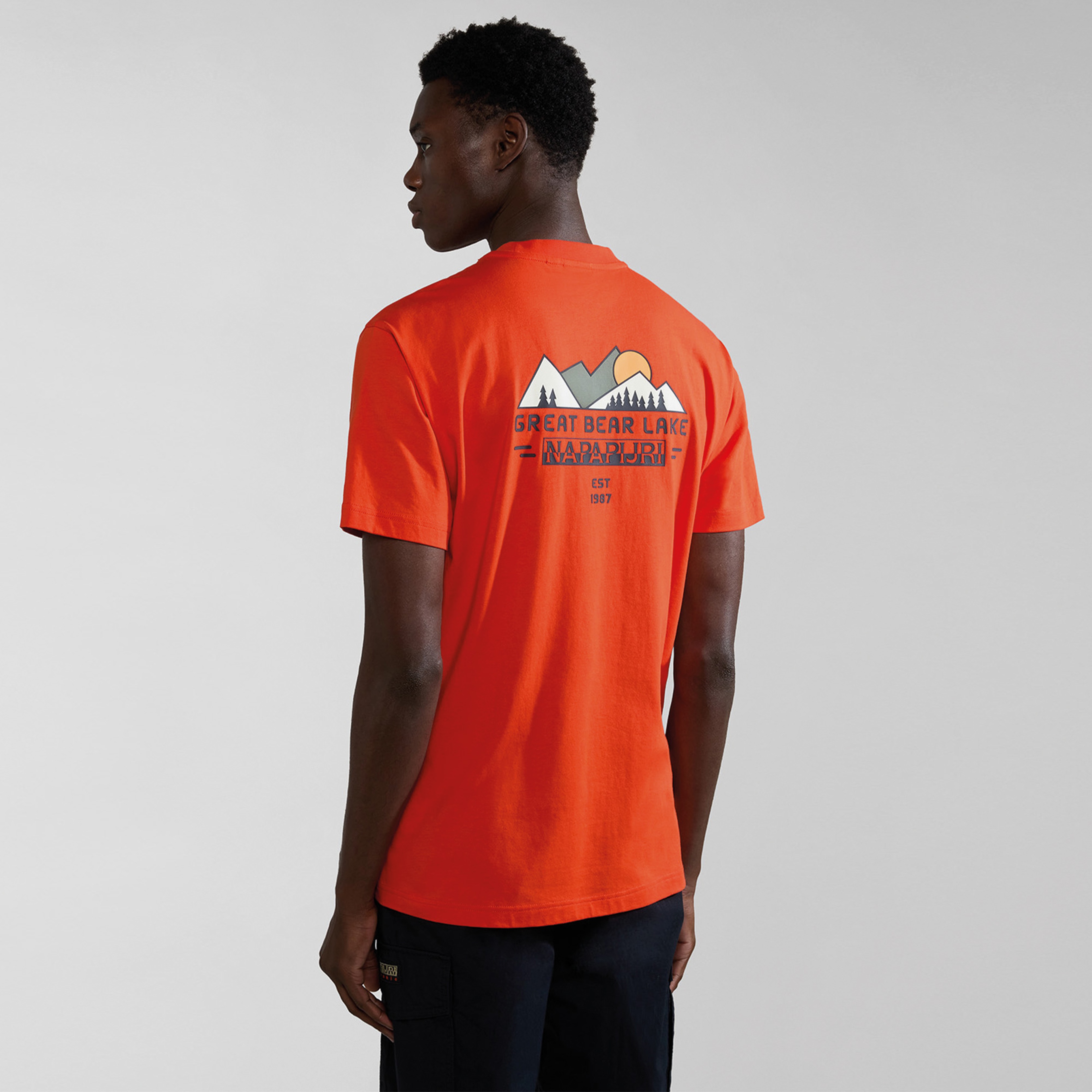 Napapijri S-Tahi Erkek Turuncu T-Shirt