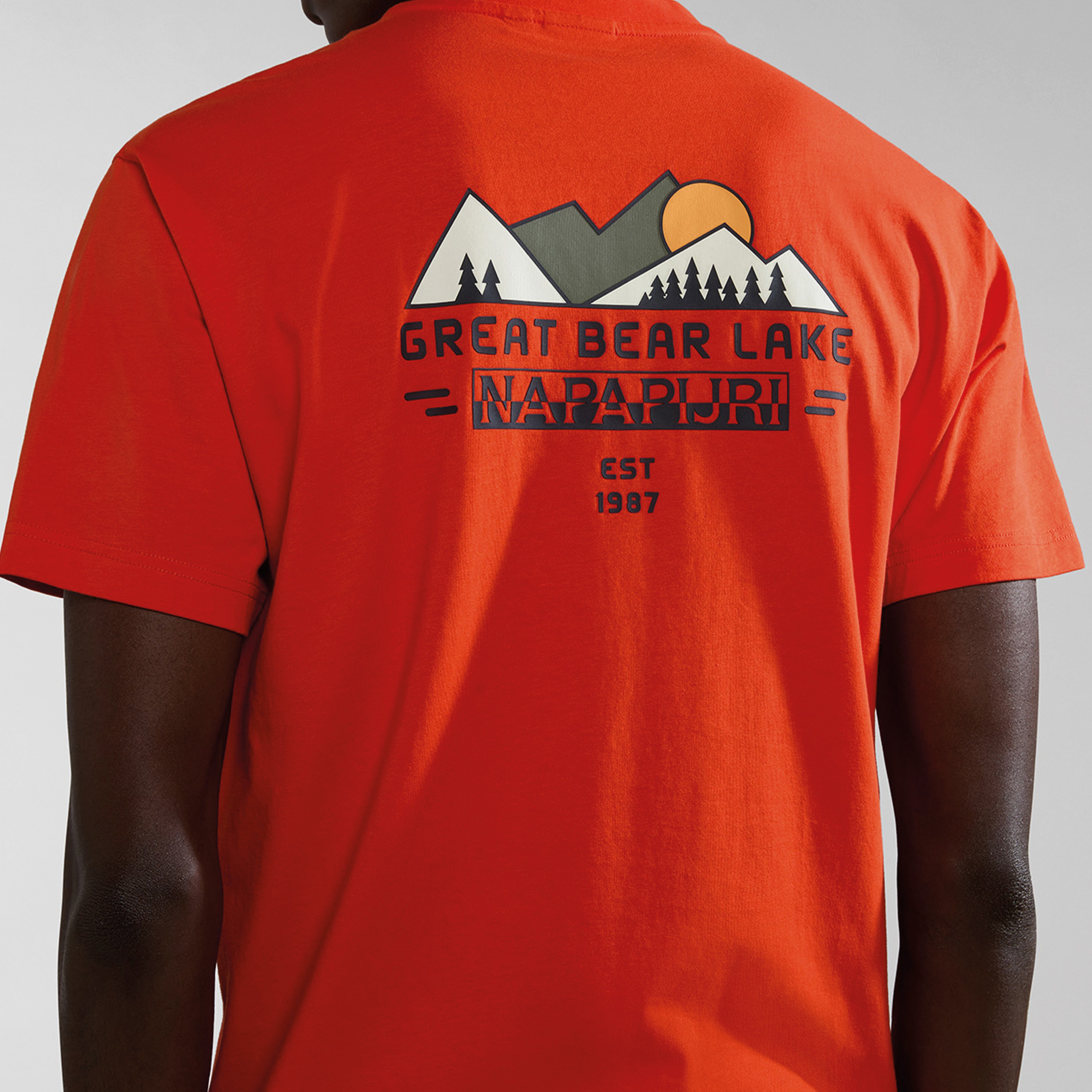 Napapijri S-Tahi Erkek Turuncu T-Shirt