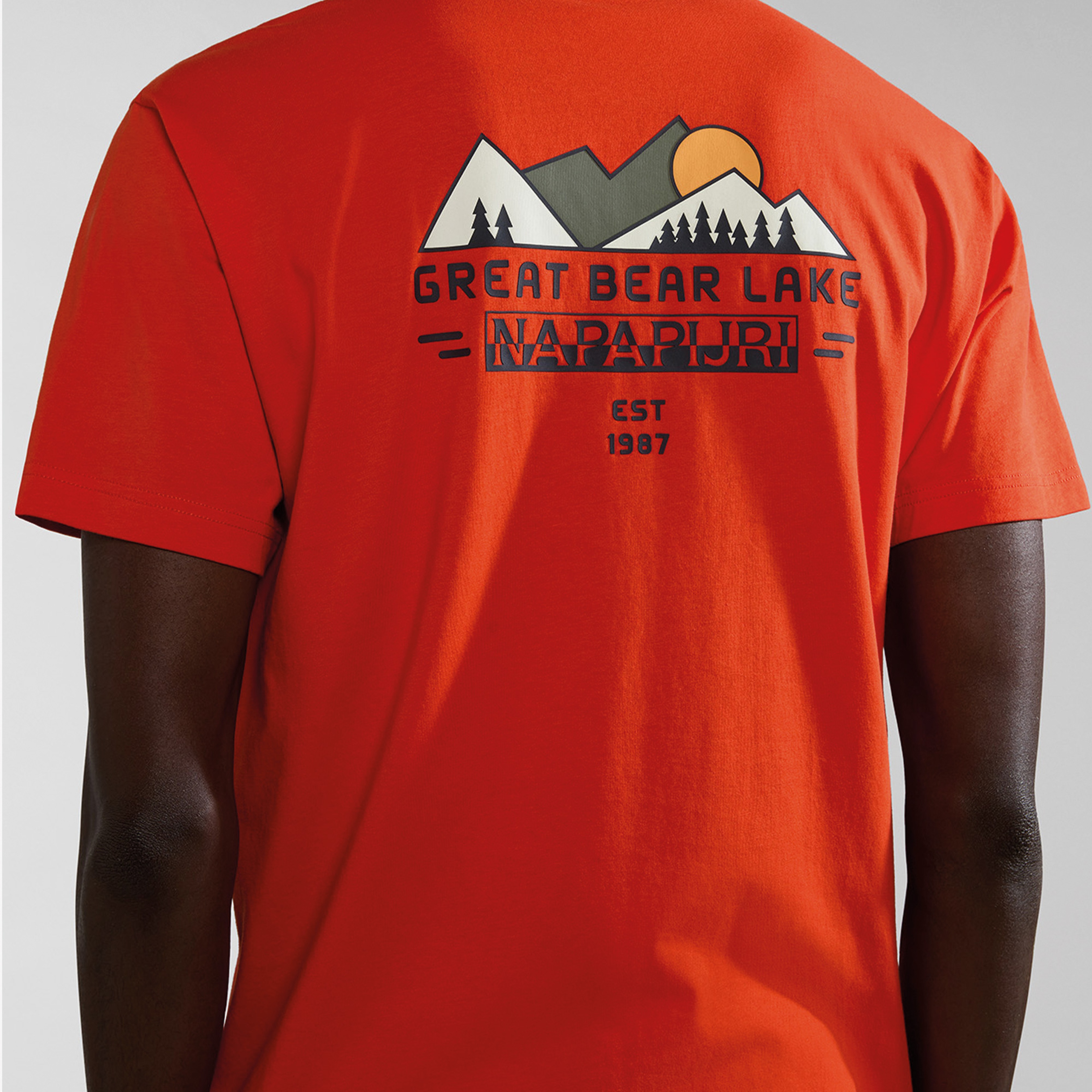 Napapijri S-Tahi Erkek Turuncu T-Shirt