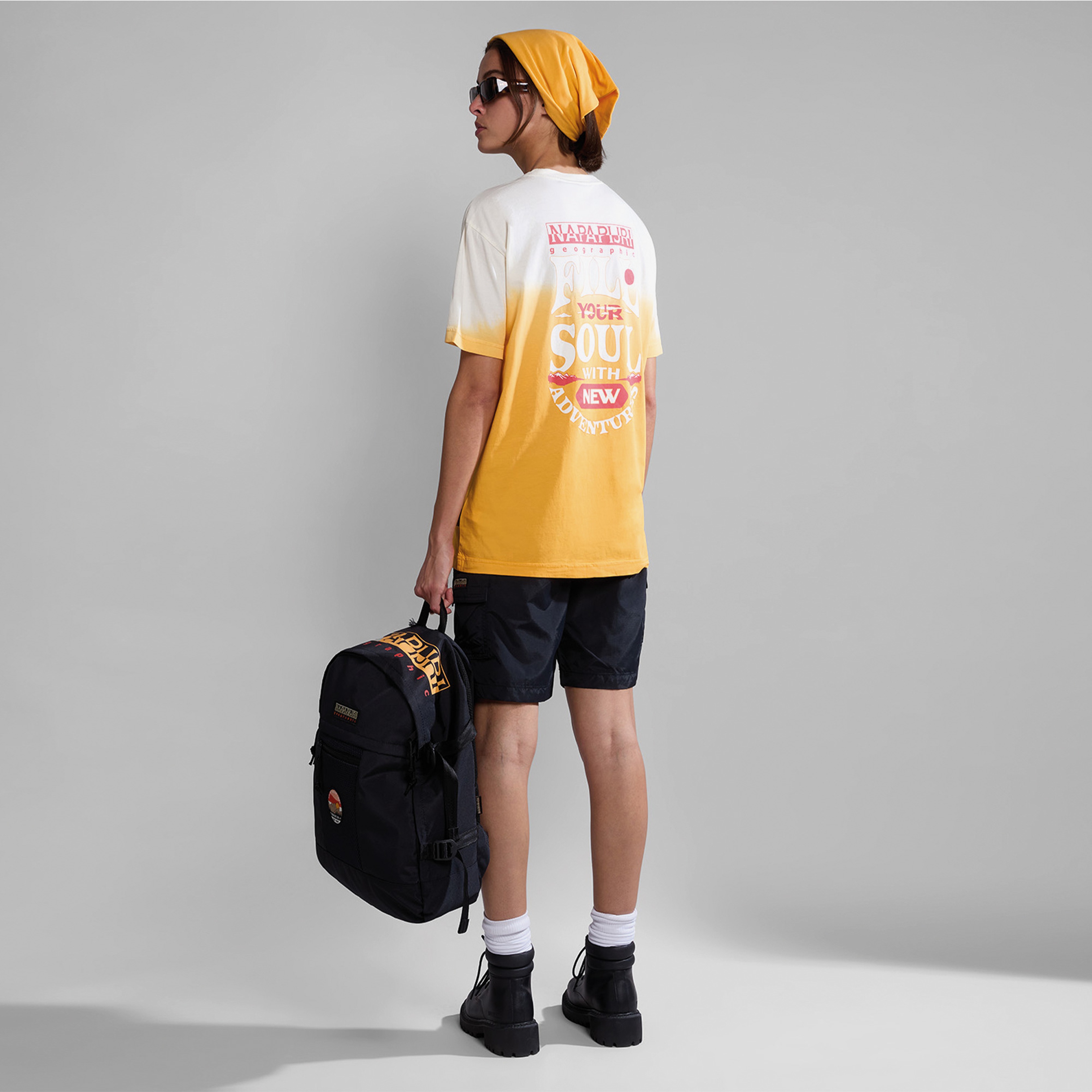Napapijri S-Howard Erkek Sarı T-Shirt