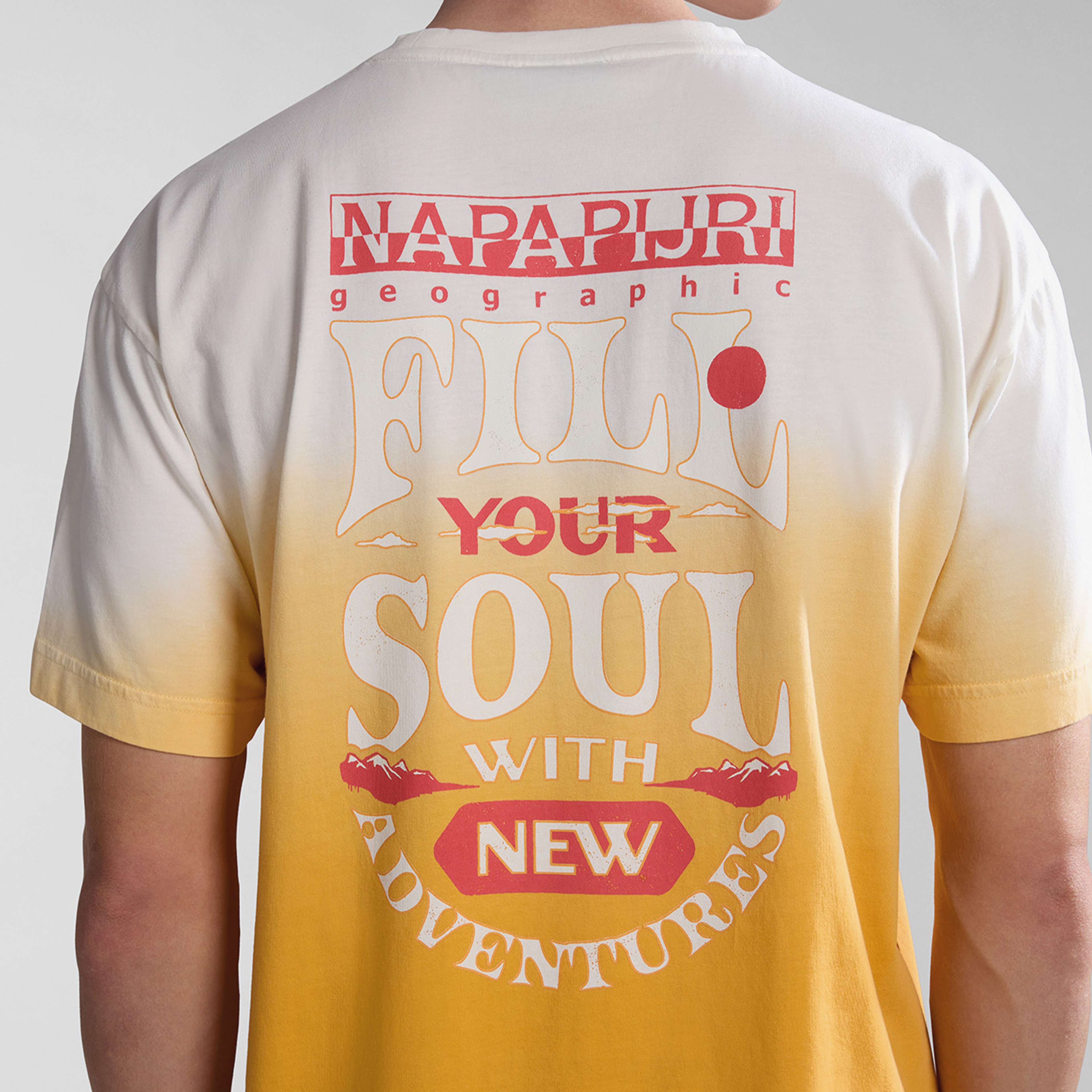Napapijri S-Howard Erkek Sarı T-Shirt
