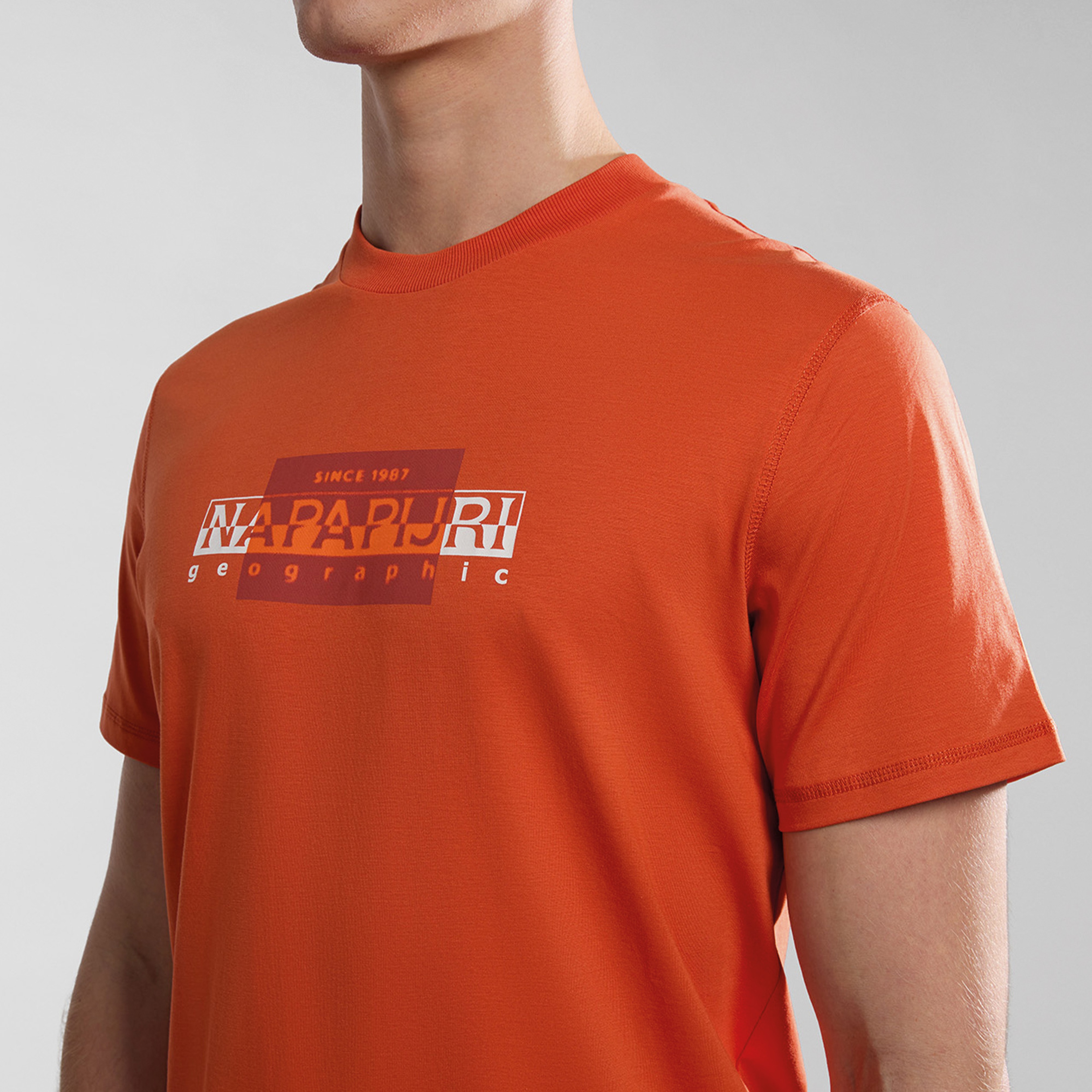 Napapijri S-Smallwood Erkek Turuncu T-Shirt