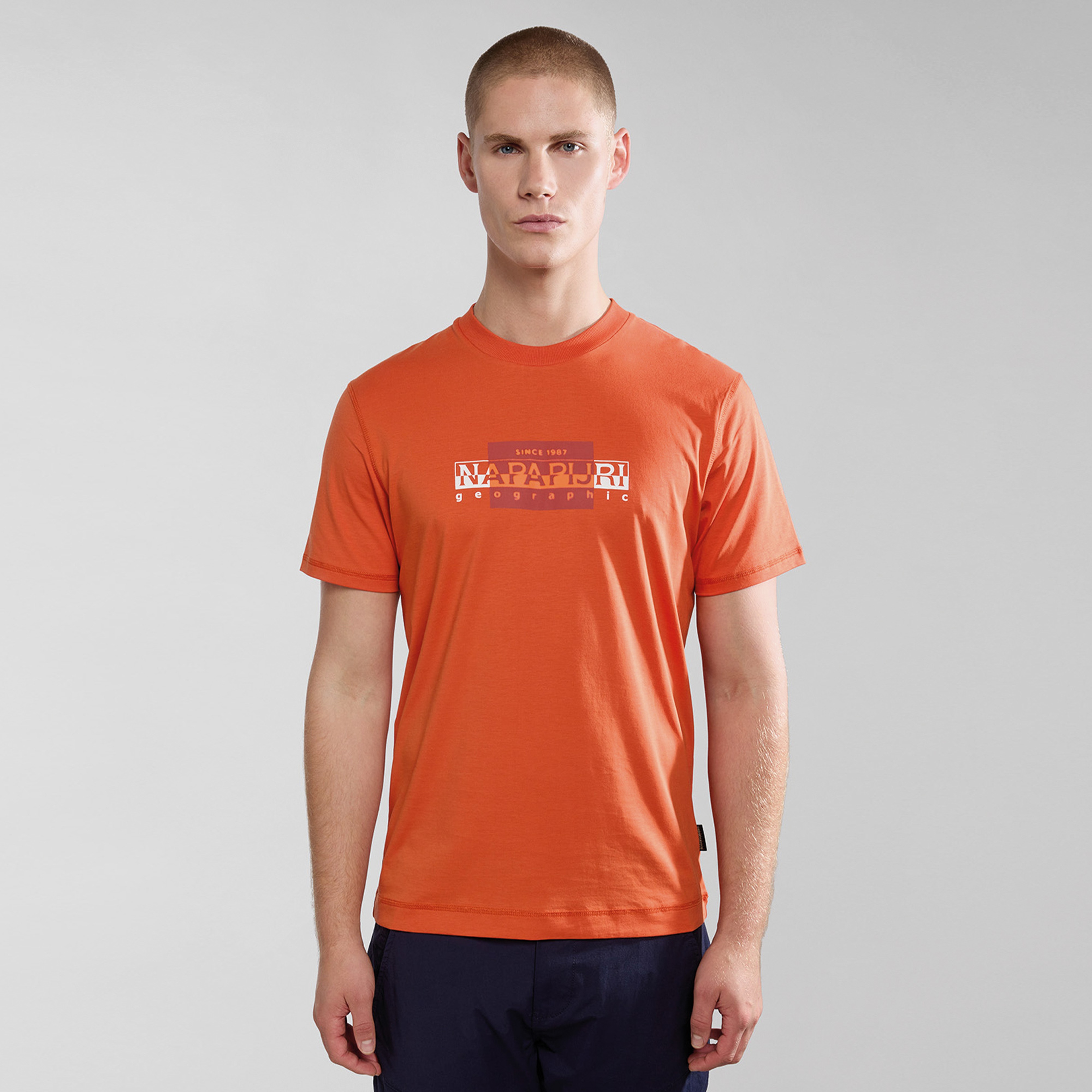 Napapijri S-Smallwood Erkek Turuncu T-Shirt