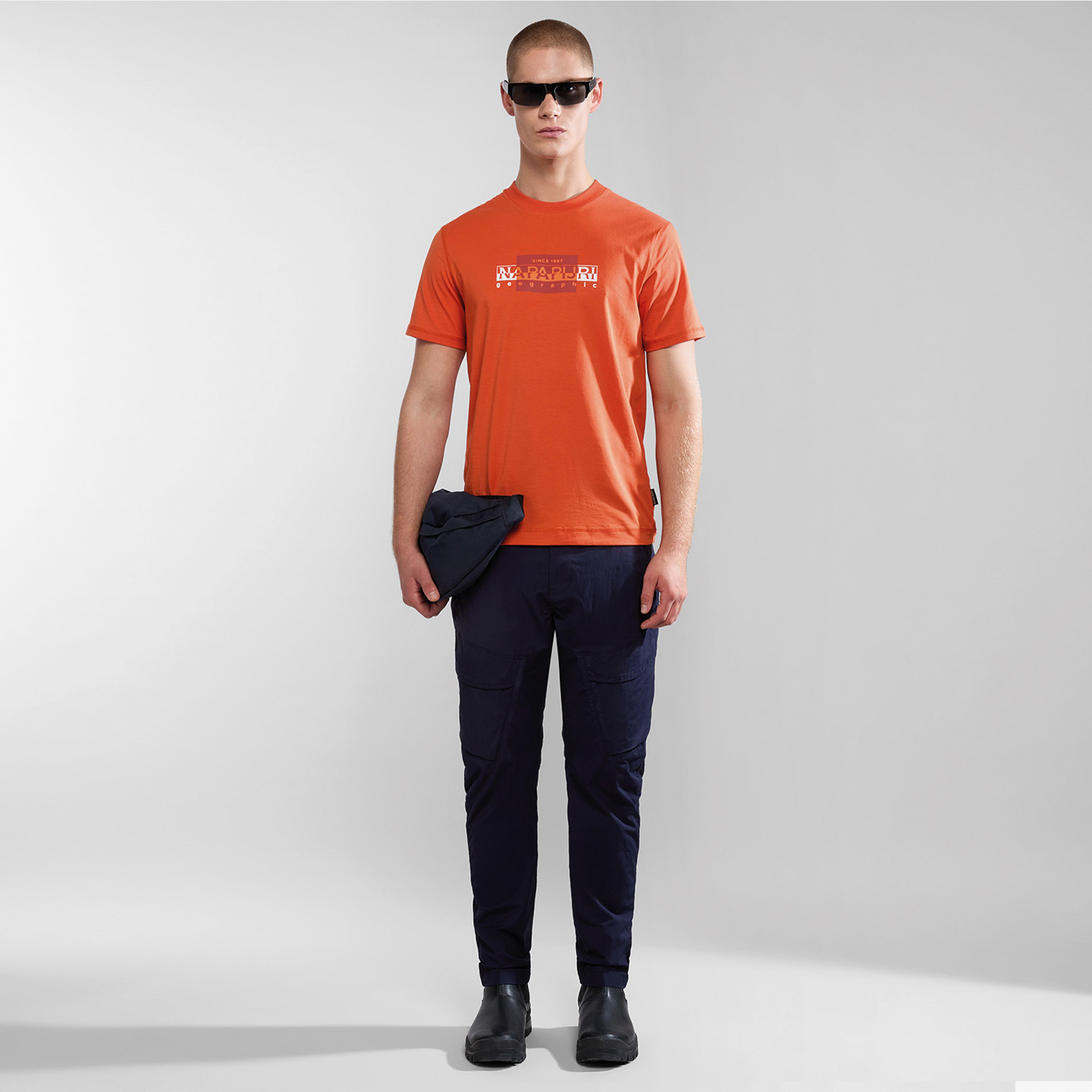 Napapijri S-Smallwood Erkek Turuncu T-Shirt