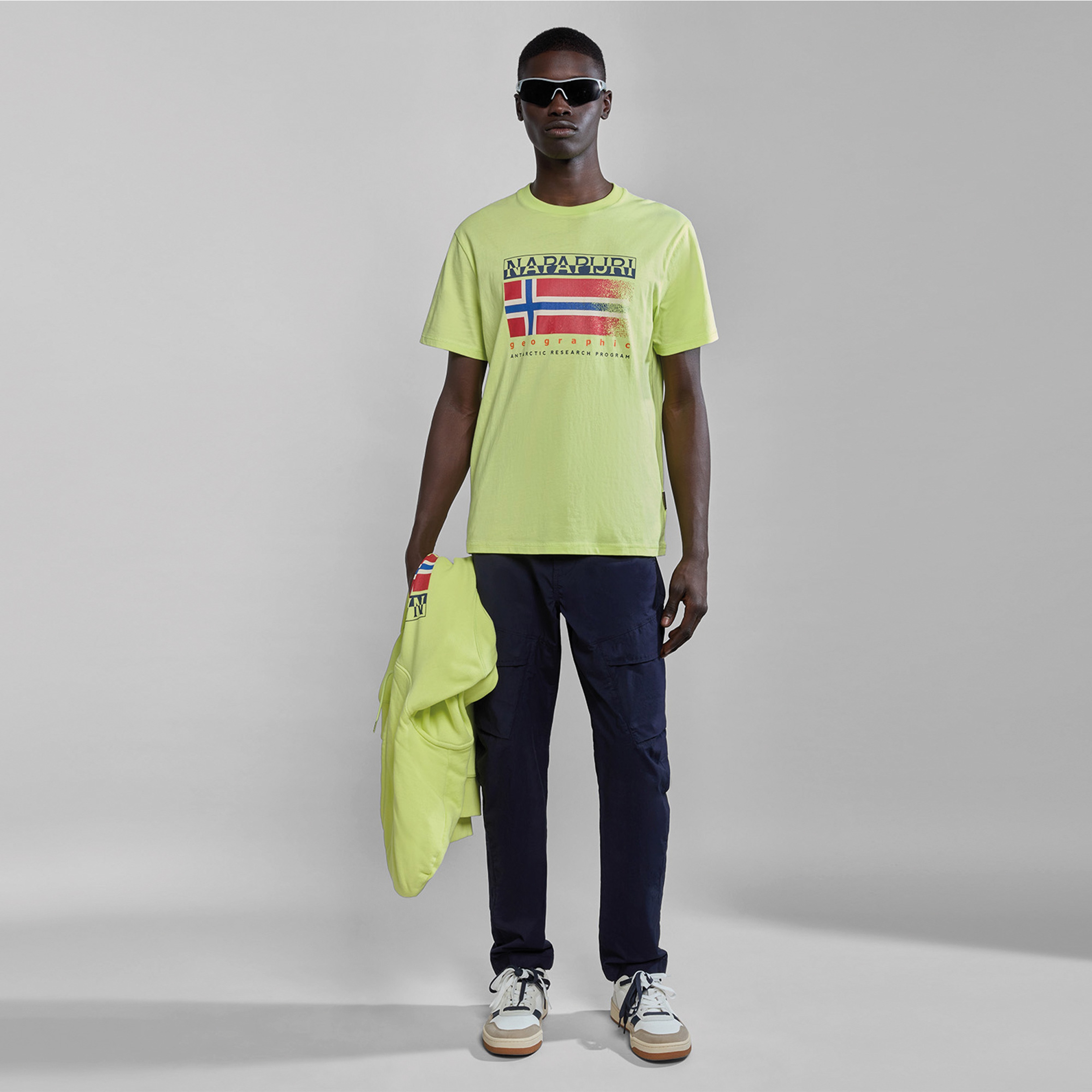 Napapijri S-Kreis Erkek Sarı T-Shirt