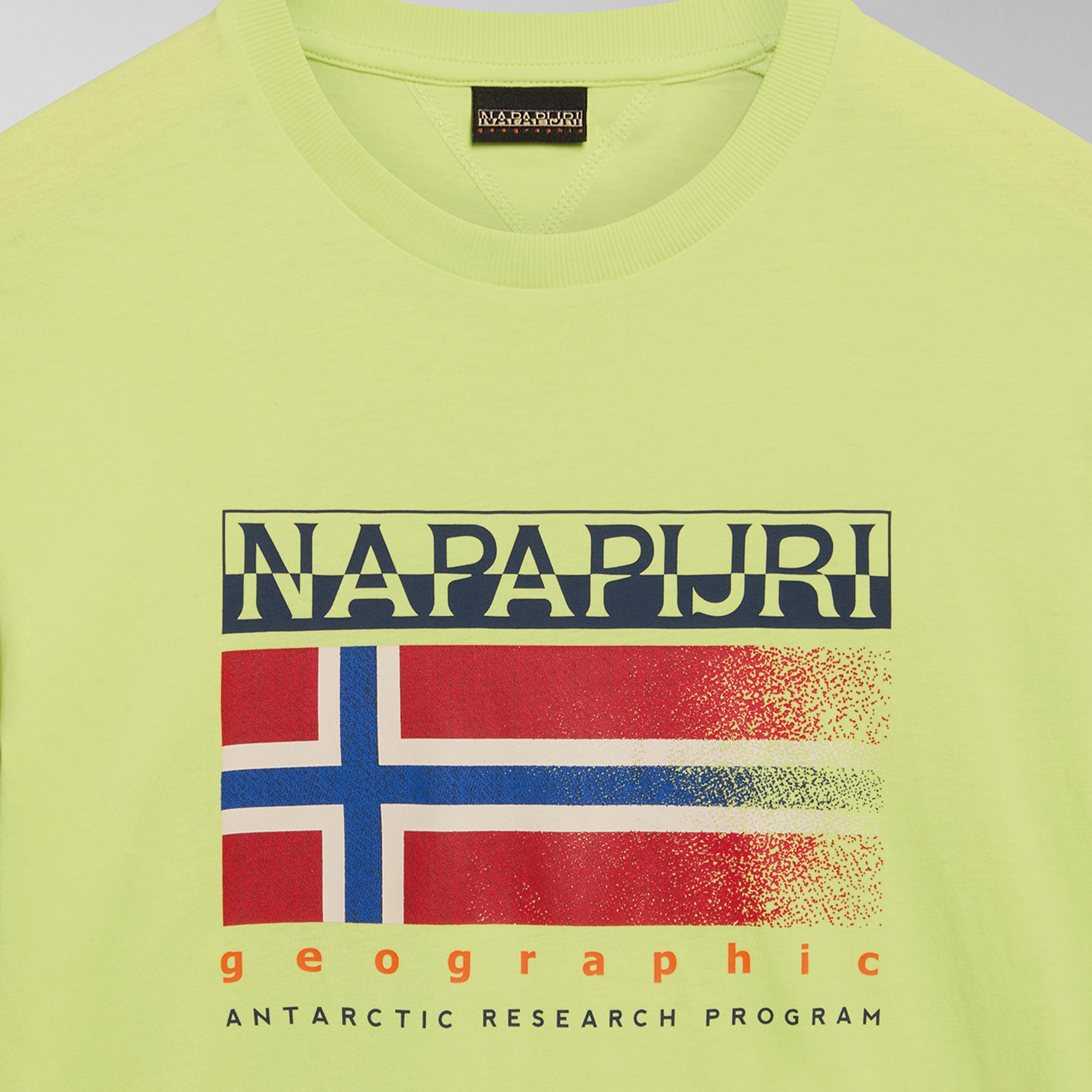 Napapijri S-Kreis Erkek Sarı T-Shirt