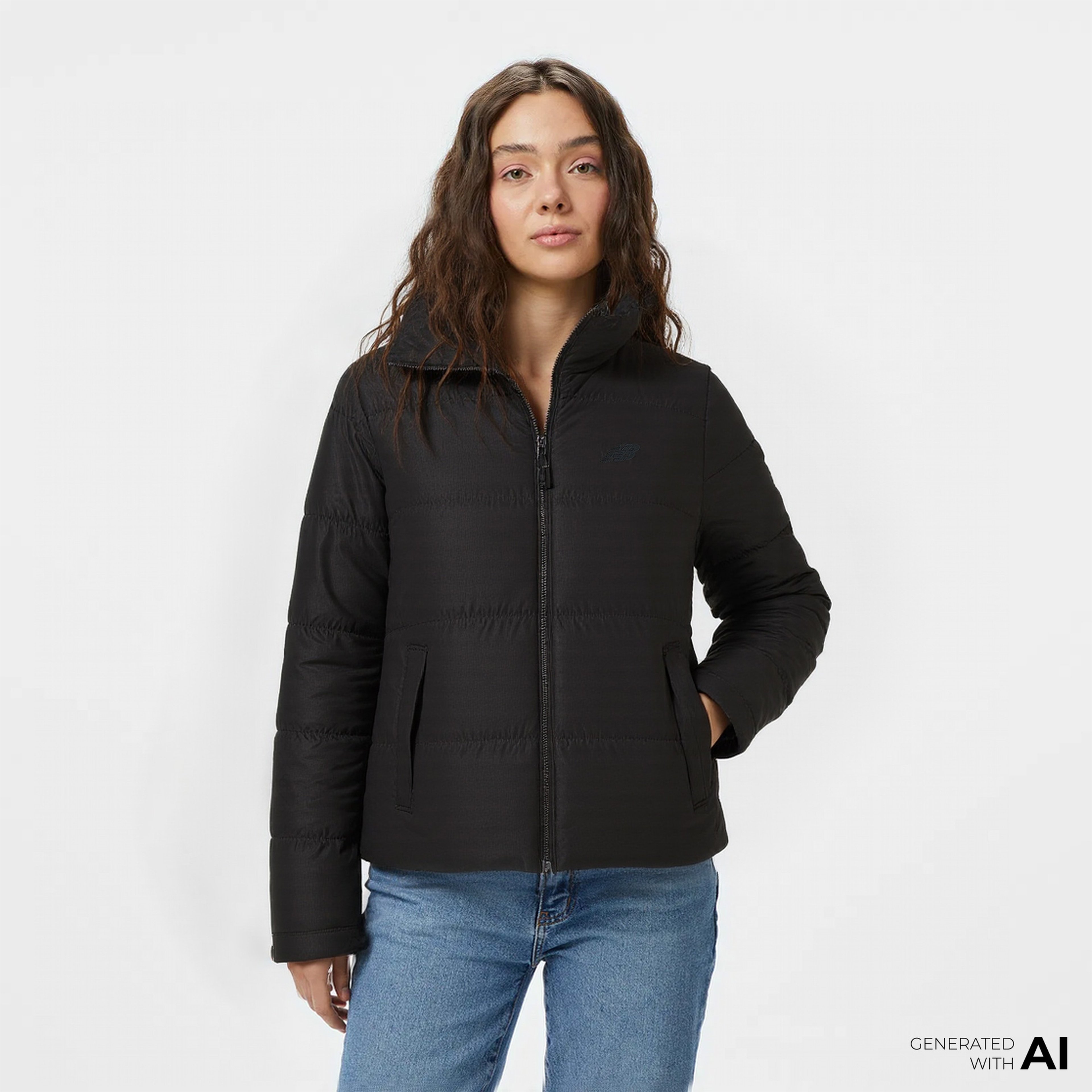 New Balance WNJ3427 Lifestyle Kadın Siyah Ceket