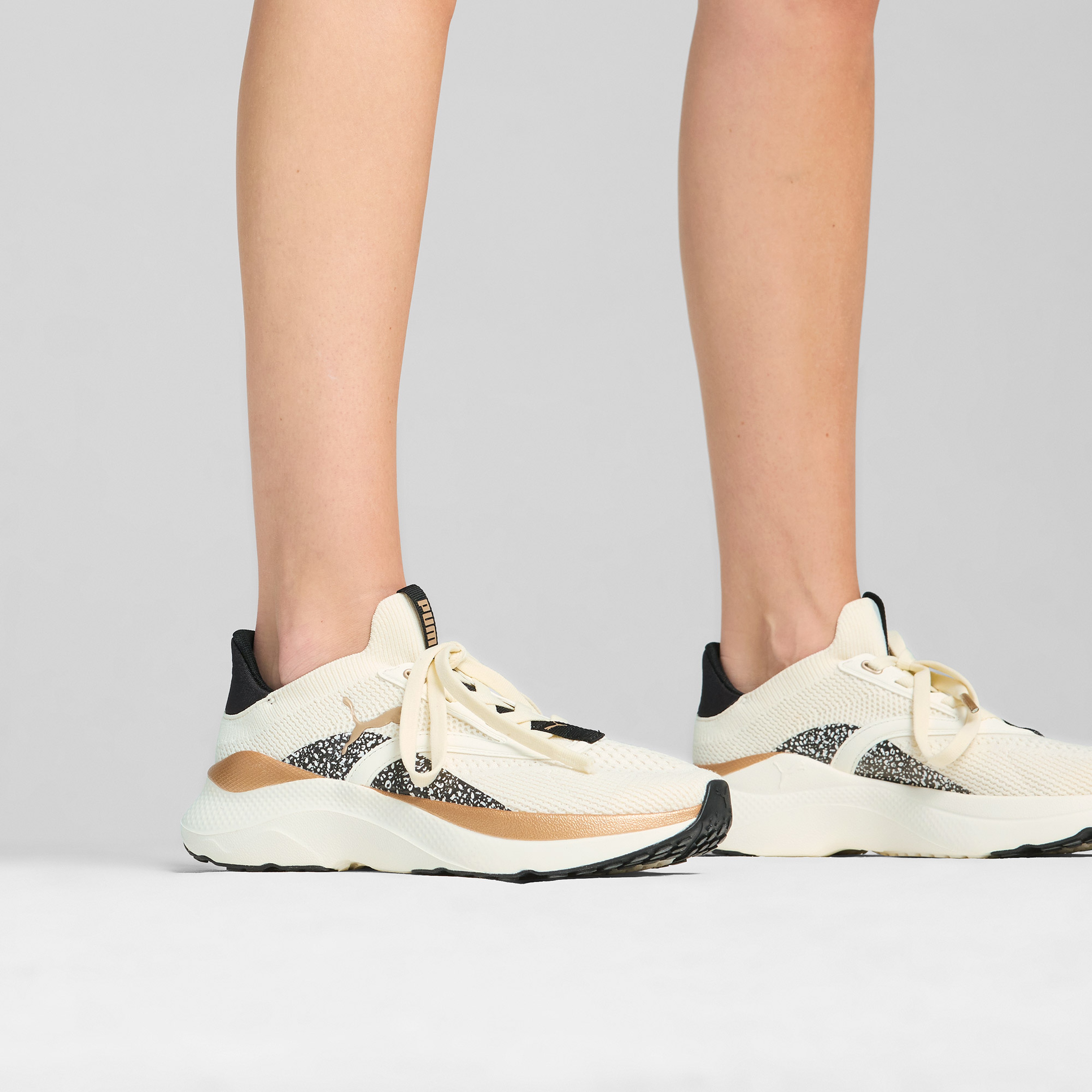 Puma Softride Mayve Leoprd II Kadın Siyah Spor Ayakkabı