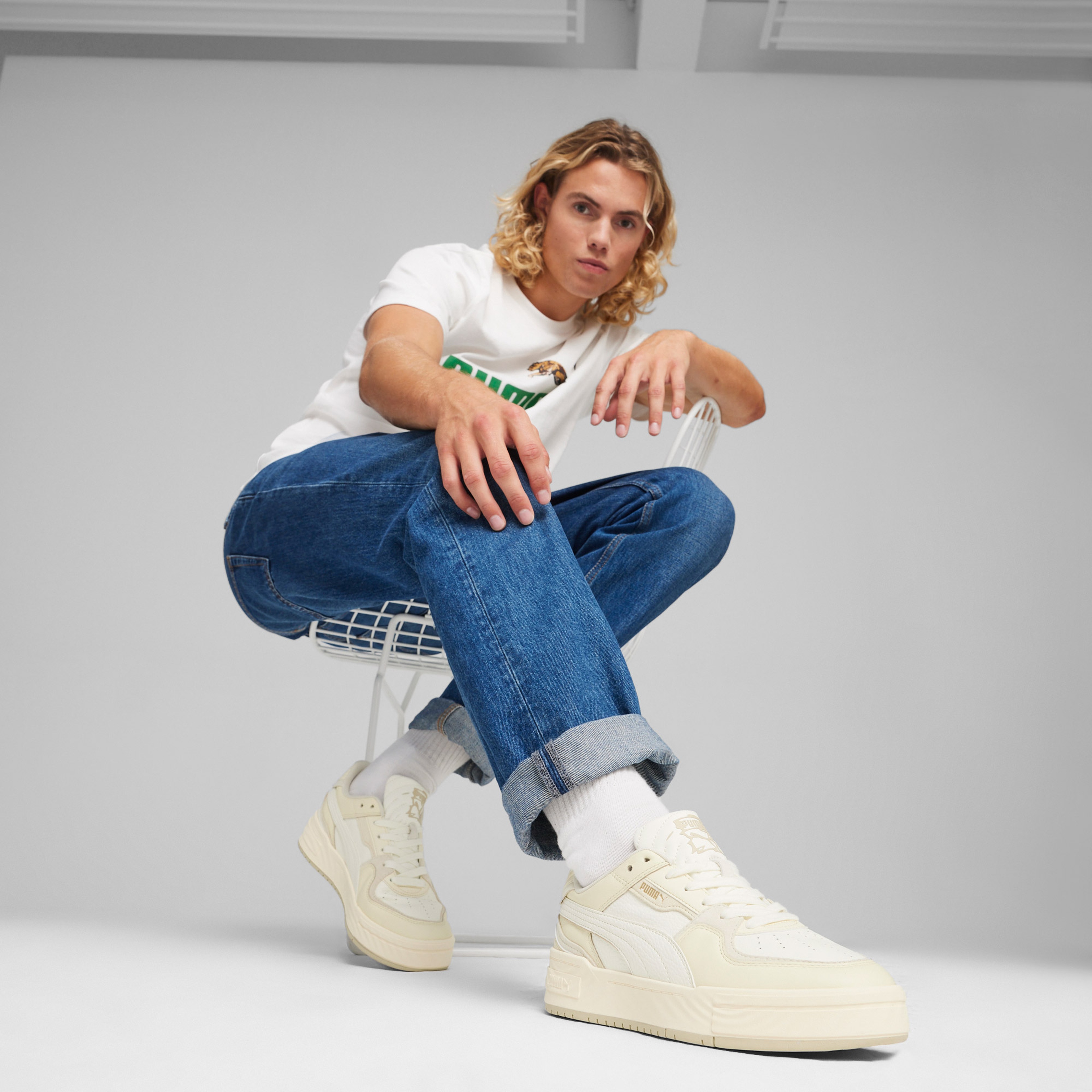 Puma CA Pro Crush Earth Unisex Krem Spor Ayakkabı