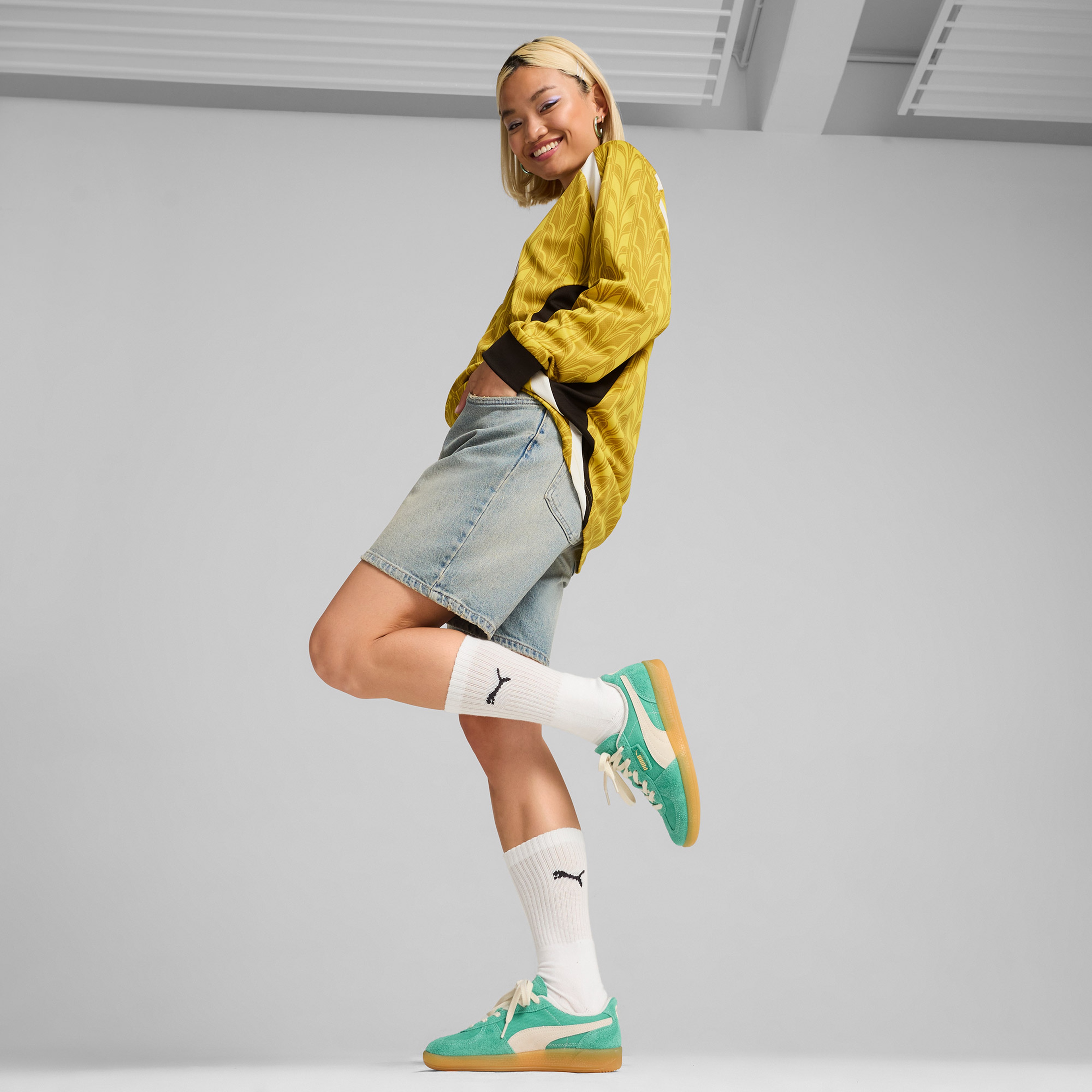 Puma Palermo Vintage Unisex Yeşil Spor Ayakkabı