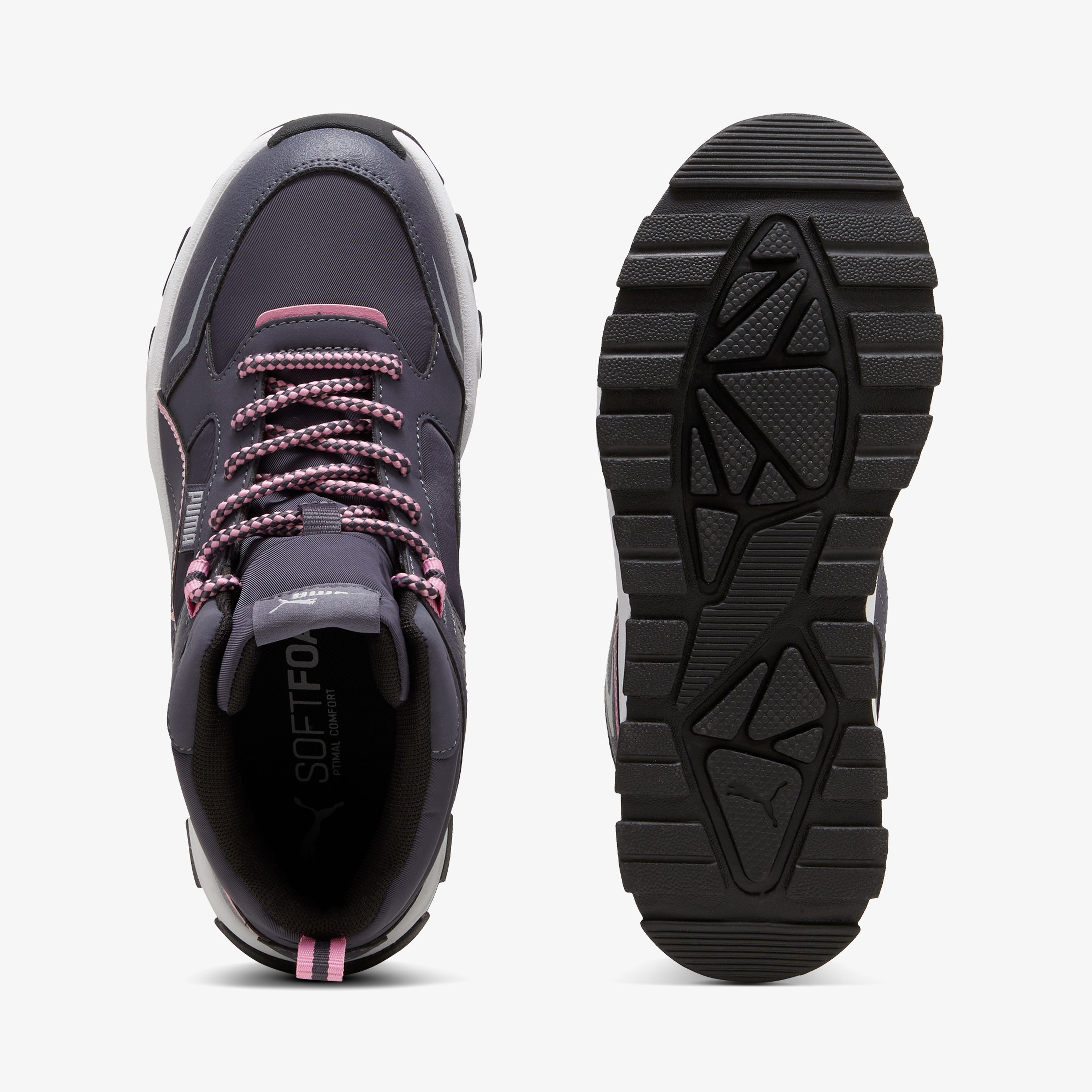 Puma Evolve Trail Jr Çocuk Gri Spor Ayakkabı