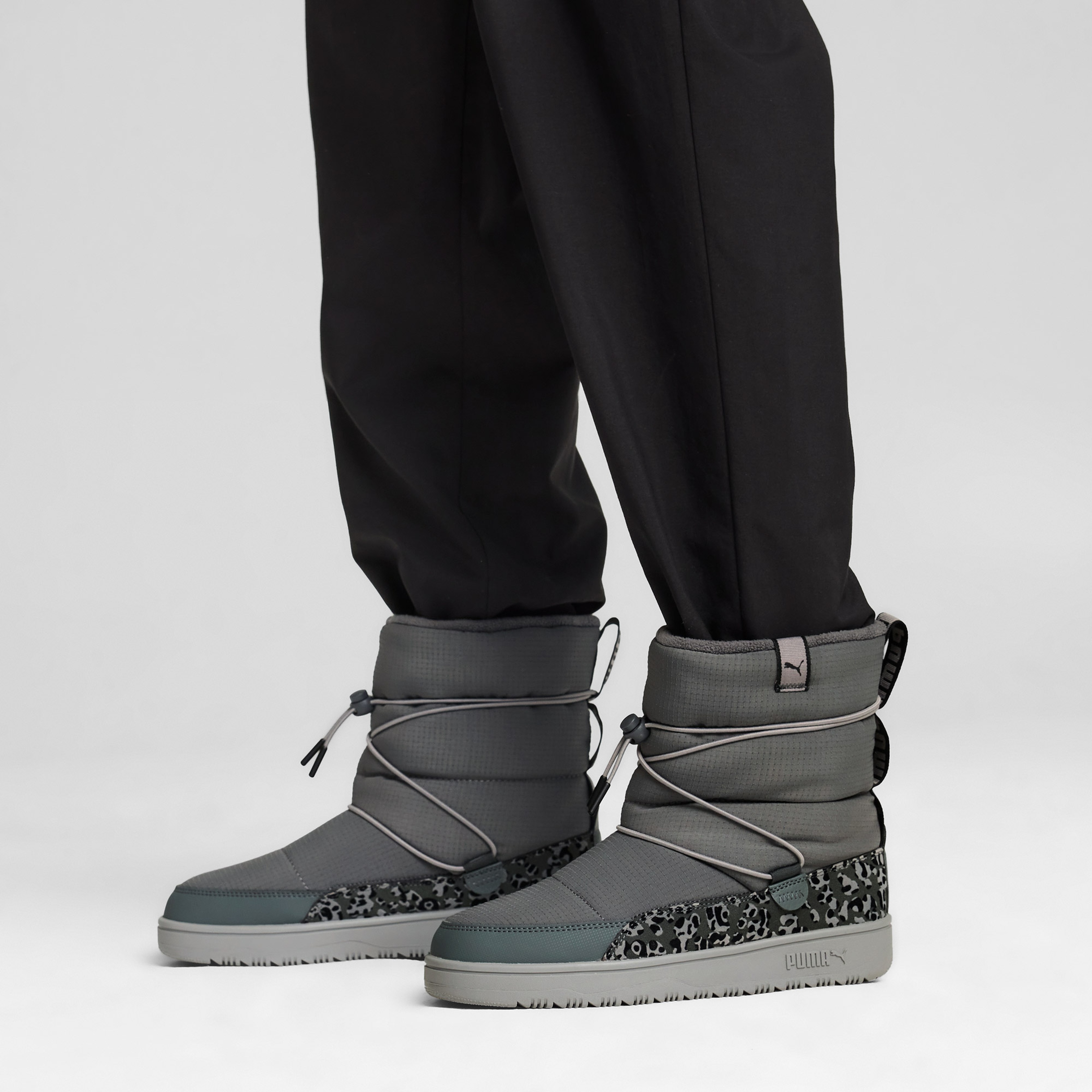 Puma Snowbae Animal Kadın Gri Bot