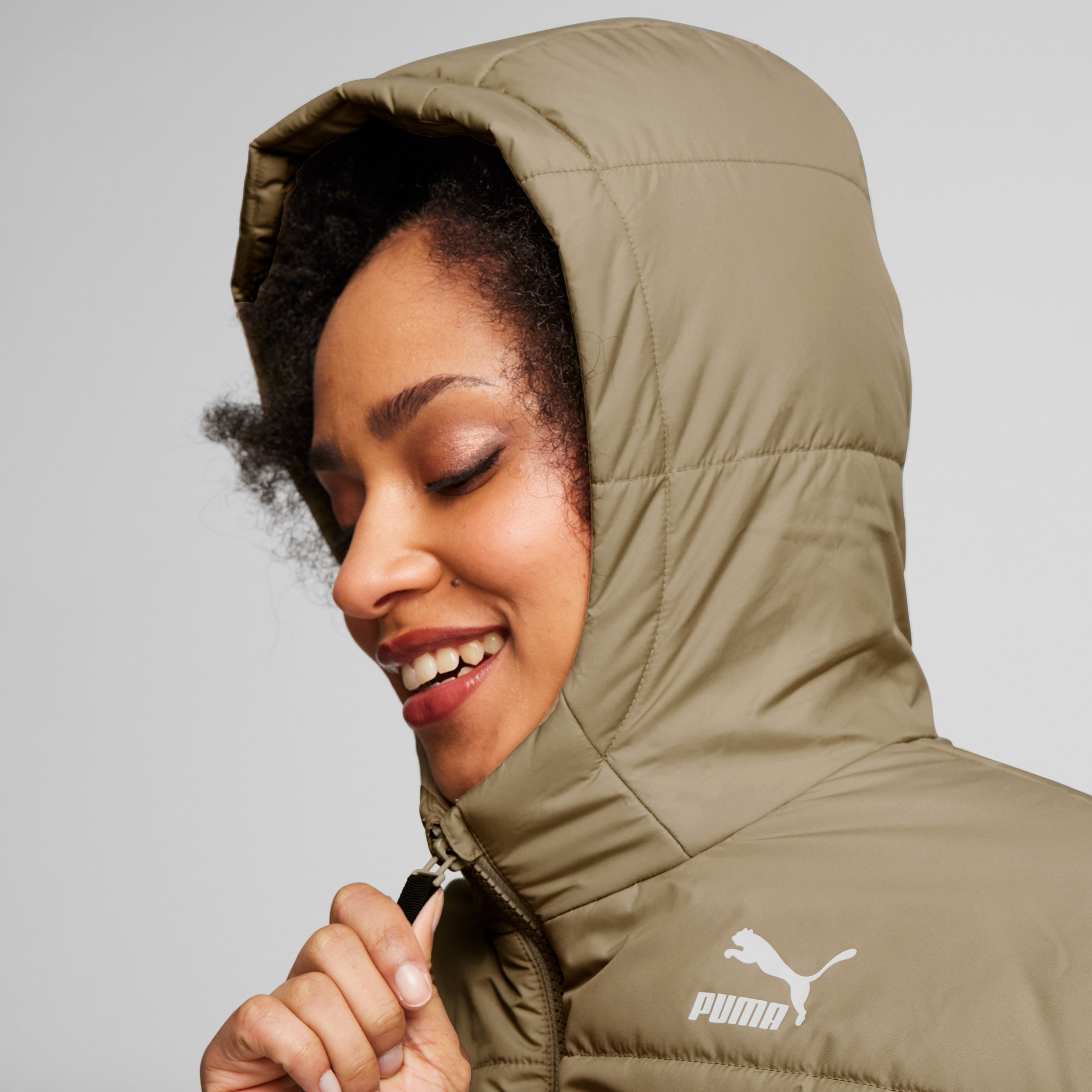 Puma Classics Padded Kadın Bej Mont