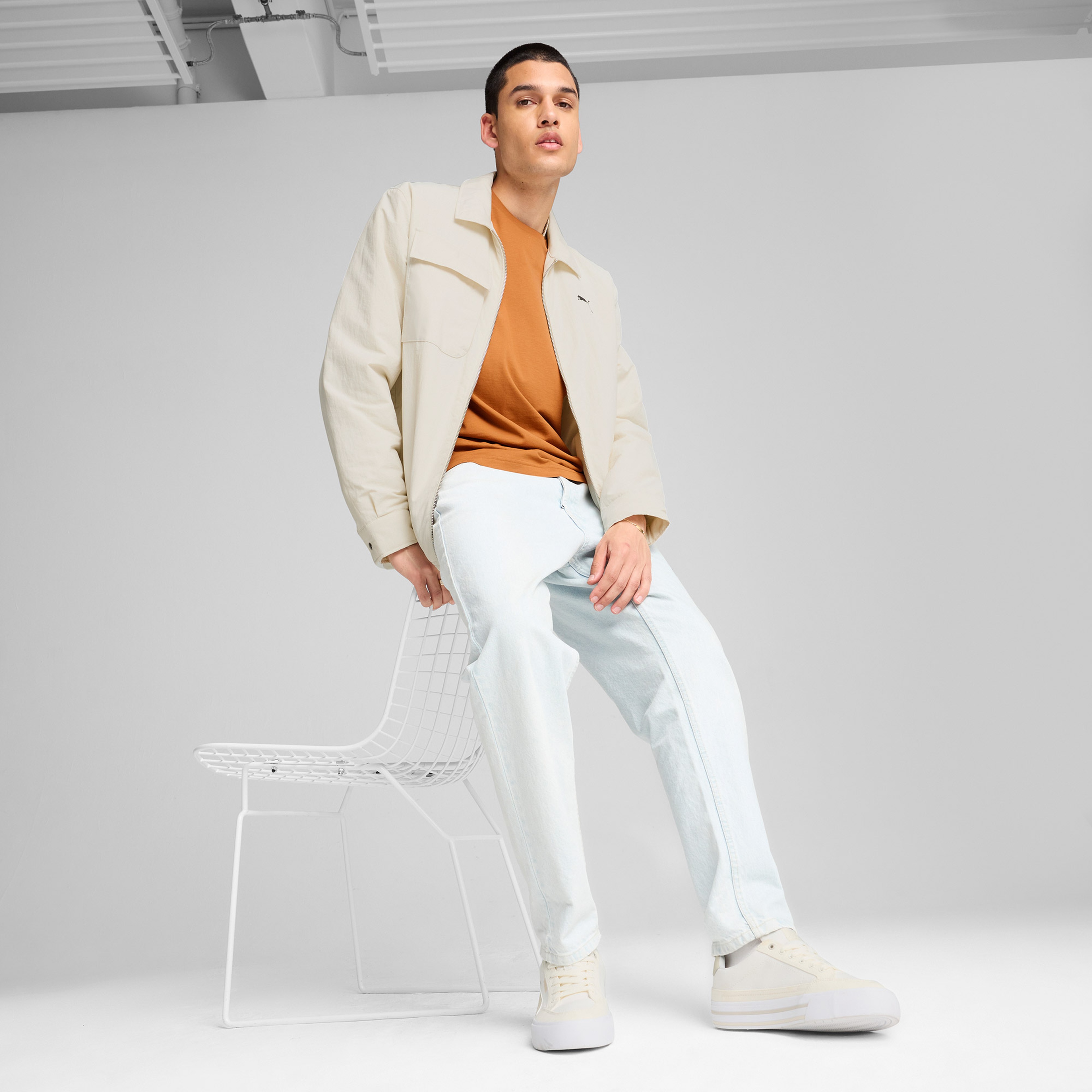 Puma Transeasona Erkek Beyaz Ceket
