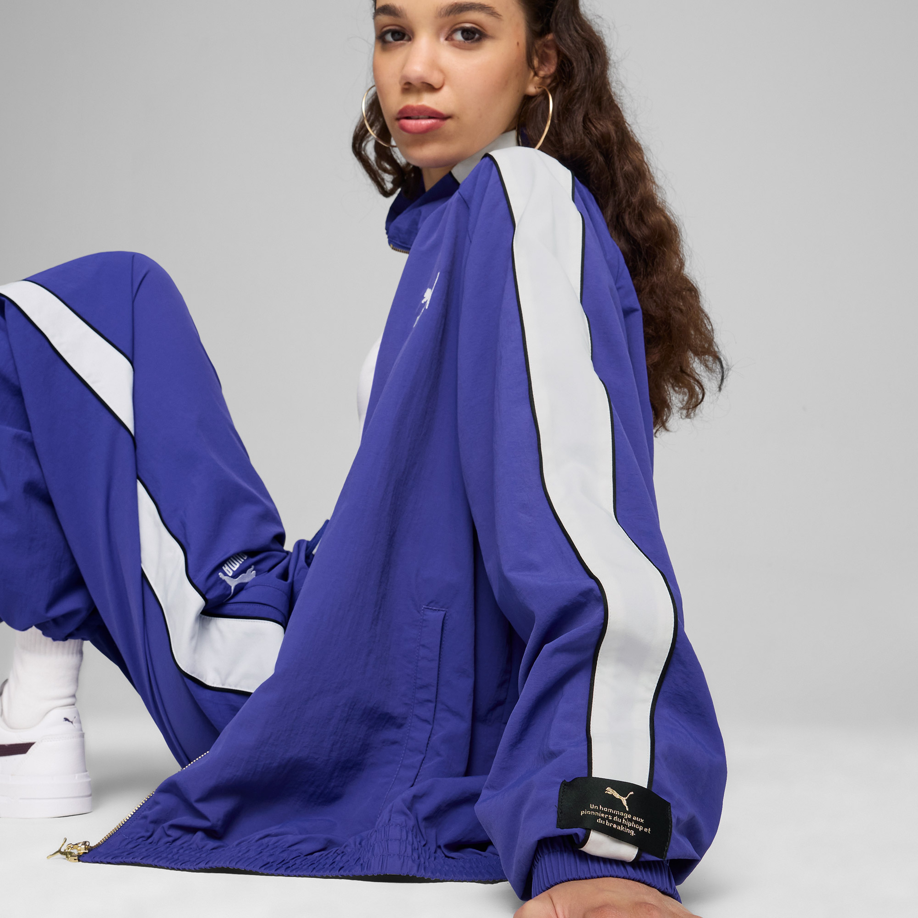 Puma T7 Play.Paris. Track Jack Unisex Mavi Eşofman Üstü