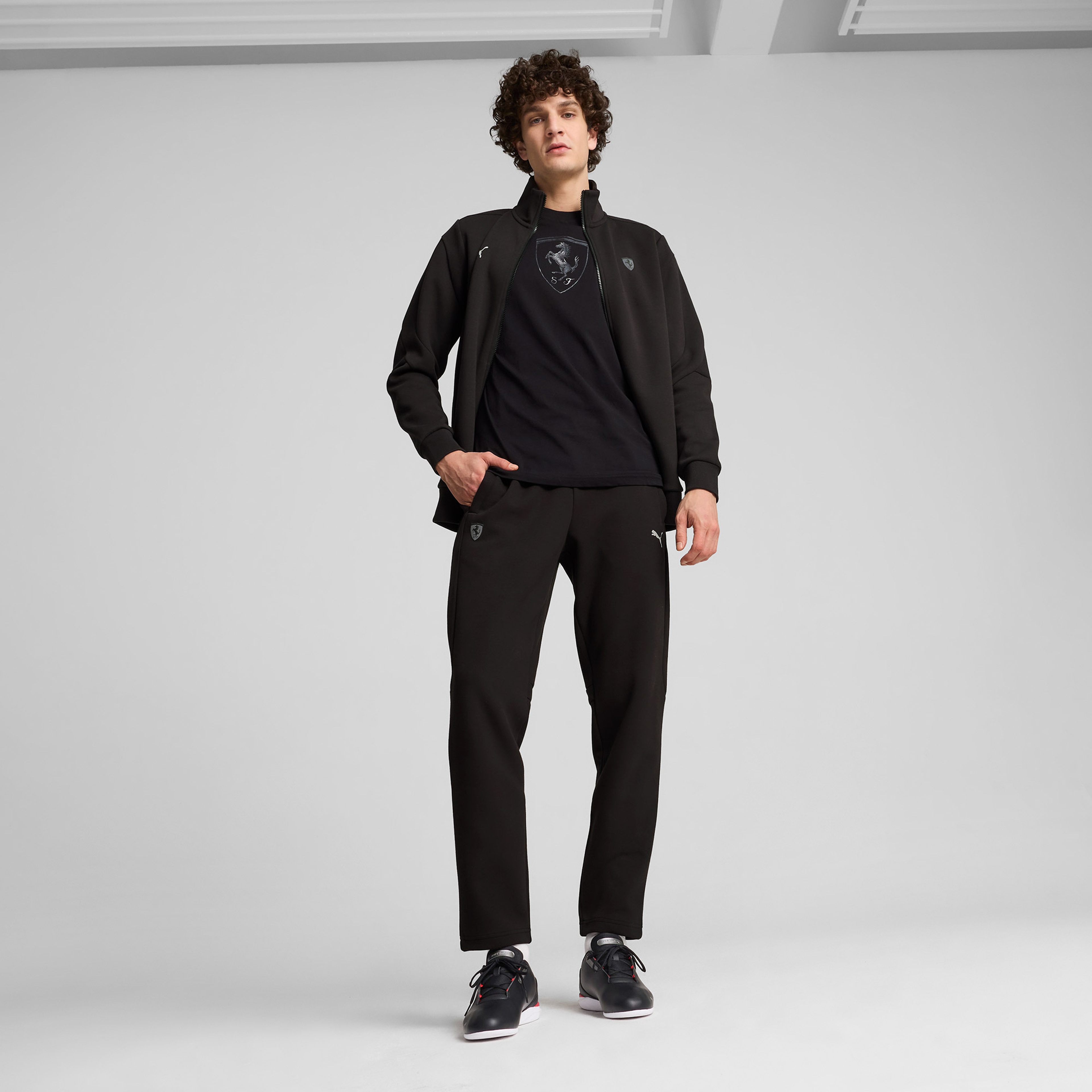 Puma Ferrari Style Erkek Siyah Ceket