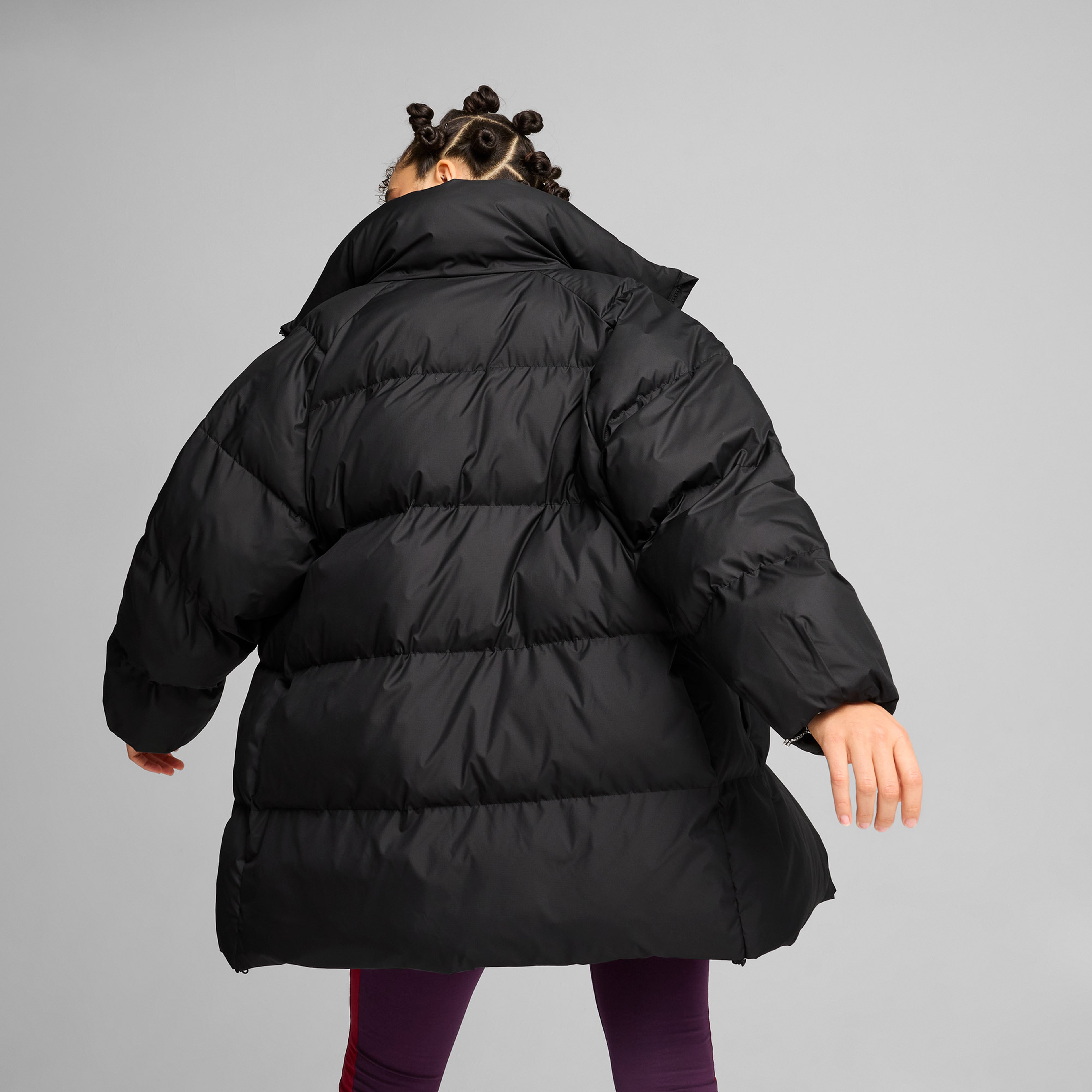 Puma Oversized Puffer Kadın Siyah Mont