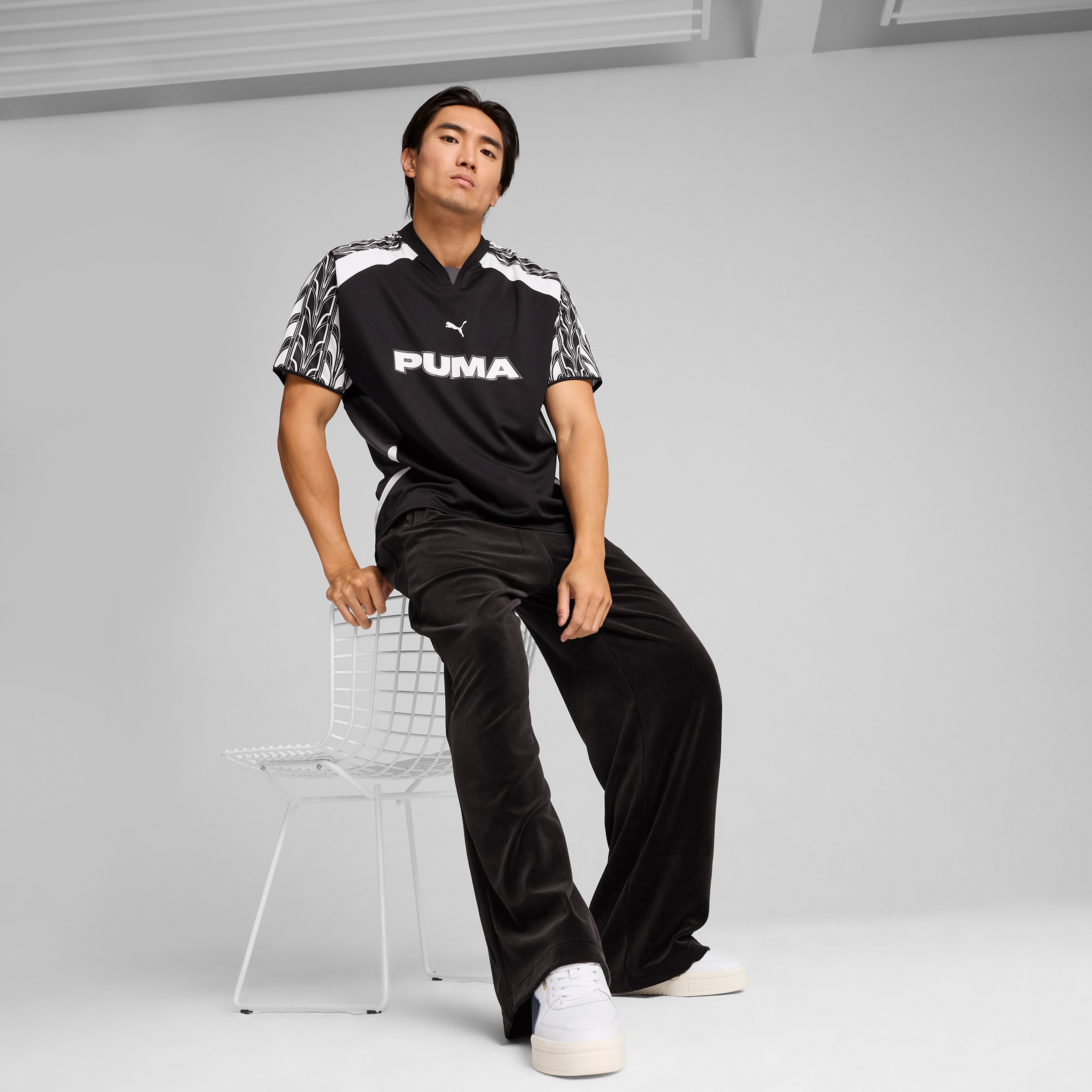 Puma Football Jersey Relaxed Unisex Siyah T-Shirt