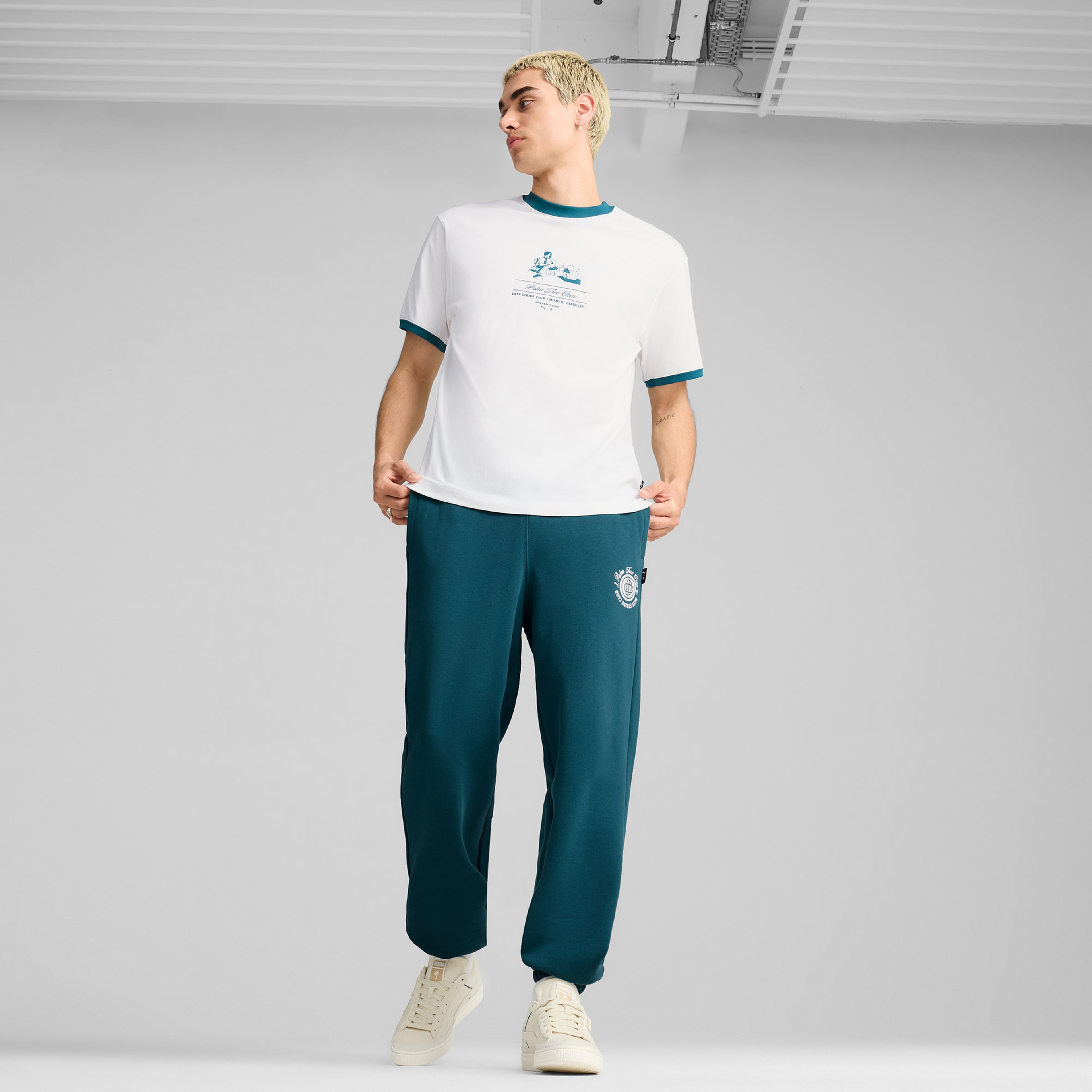 Puma X Ptc Erkek Yeşil Eşofman Altı