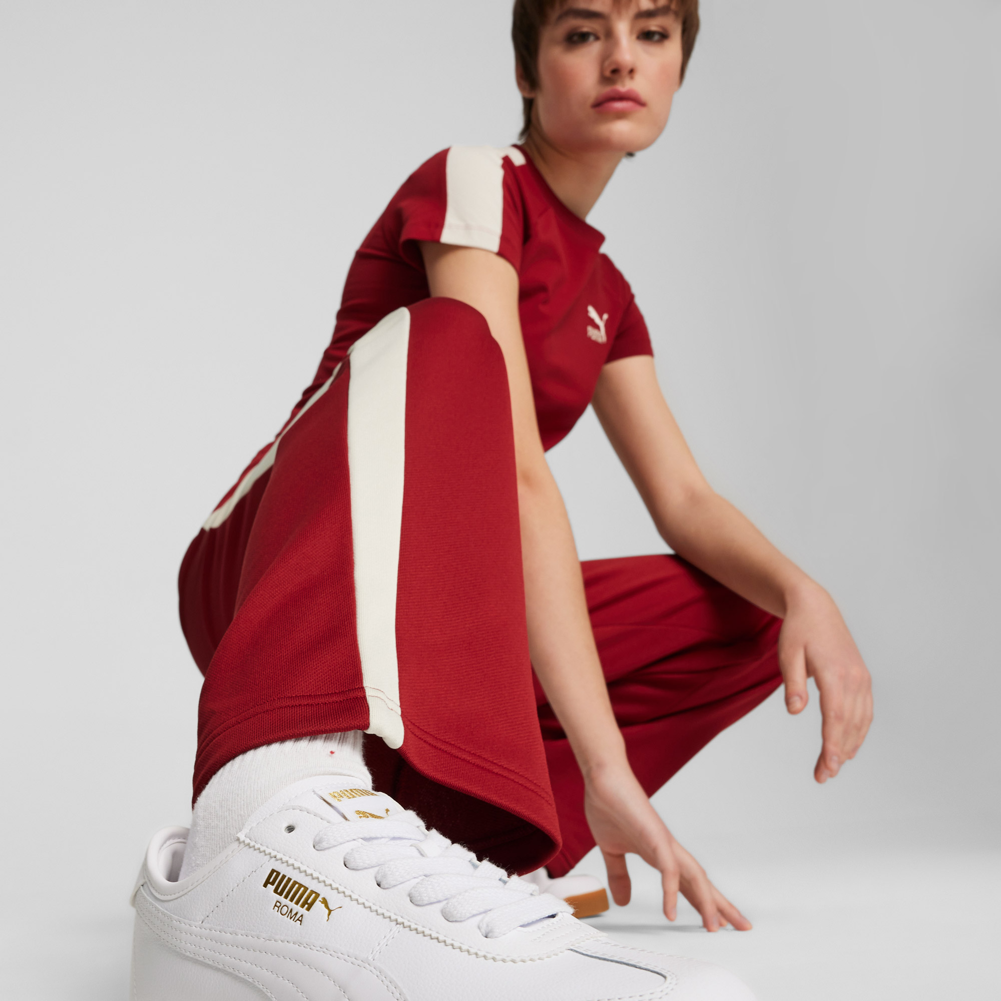 Puma Iconic T7 Track Kadın Kırmızı Eşofman Altı