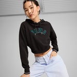 Puma Classics Relaxed Kadın Siyah Sweatshirt
