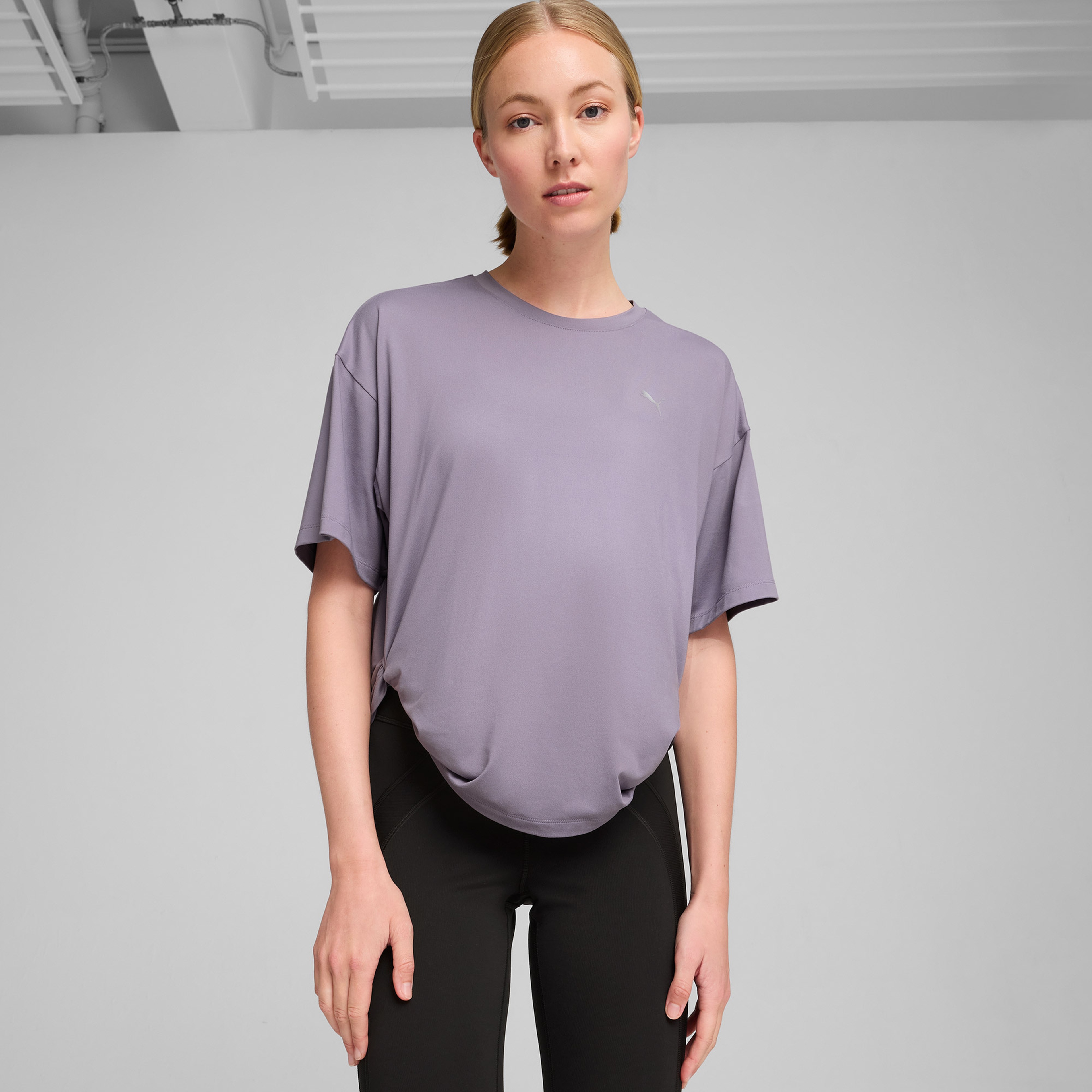 Puma Studio Twist Kadın Lila T-Shirt