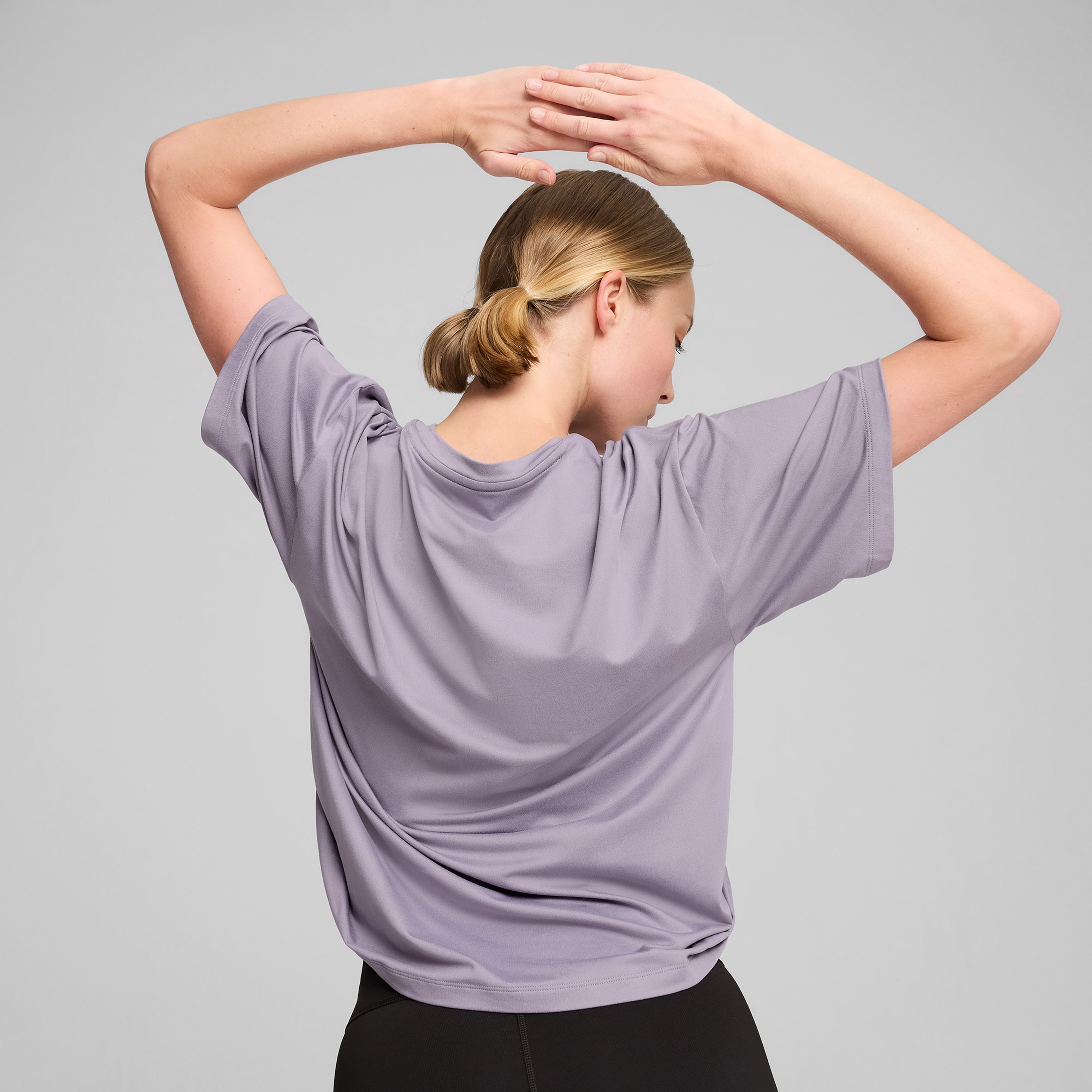 Puma Studio Twist Kadın Lila T-Shirt
