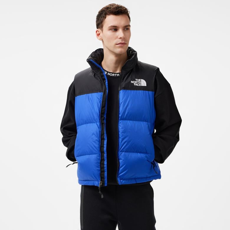 The North Face 1996 Retro Nuptse Vest Erkek Mavi Ceket