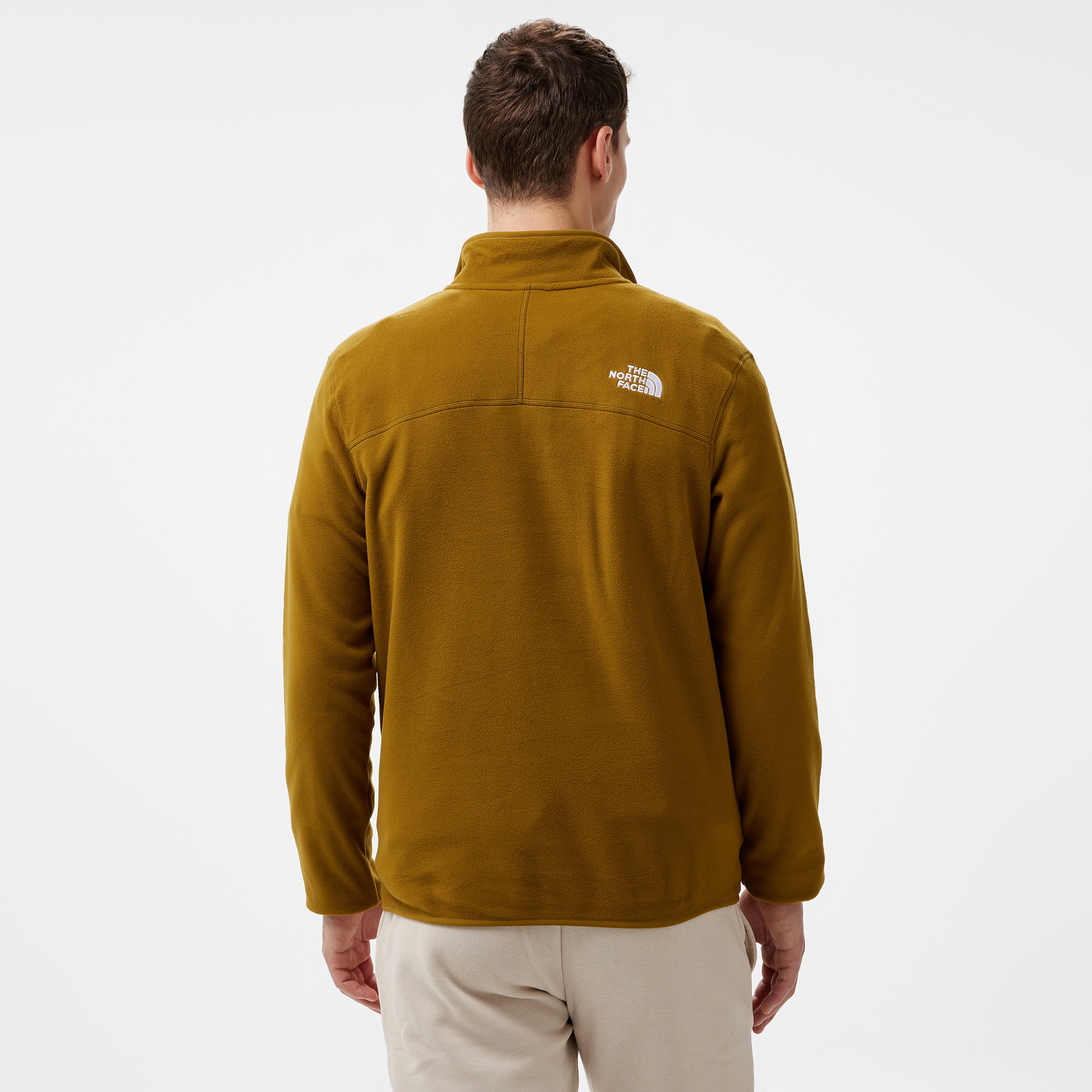 The North Face 100 Glacier 1/4 Zip Erkek Yeşil Ceket
