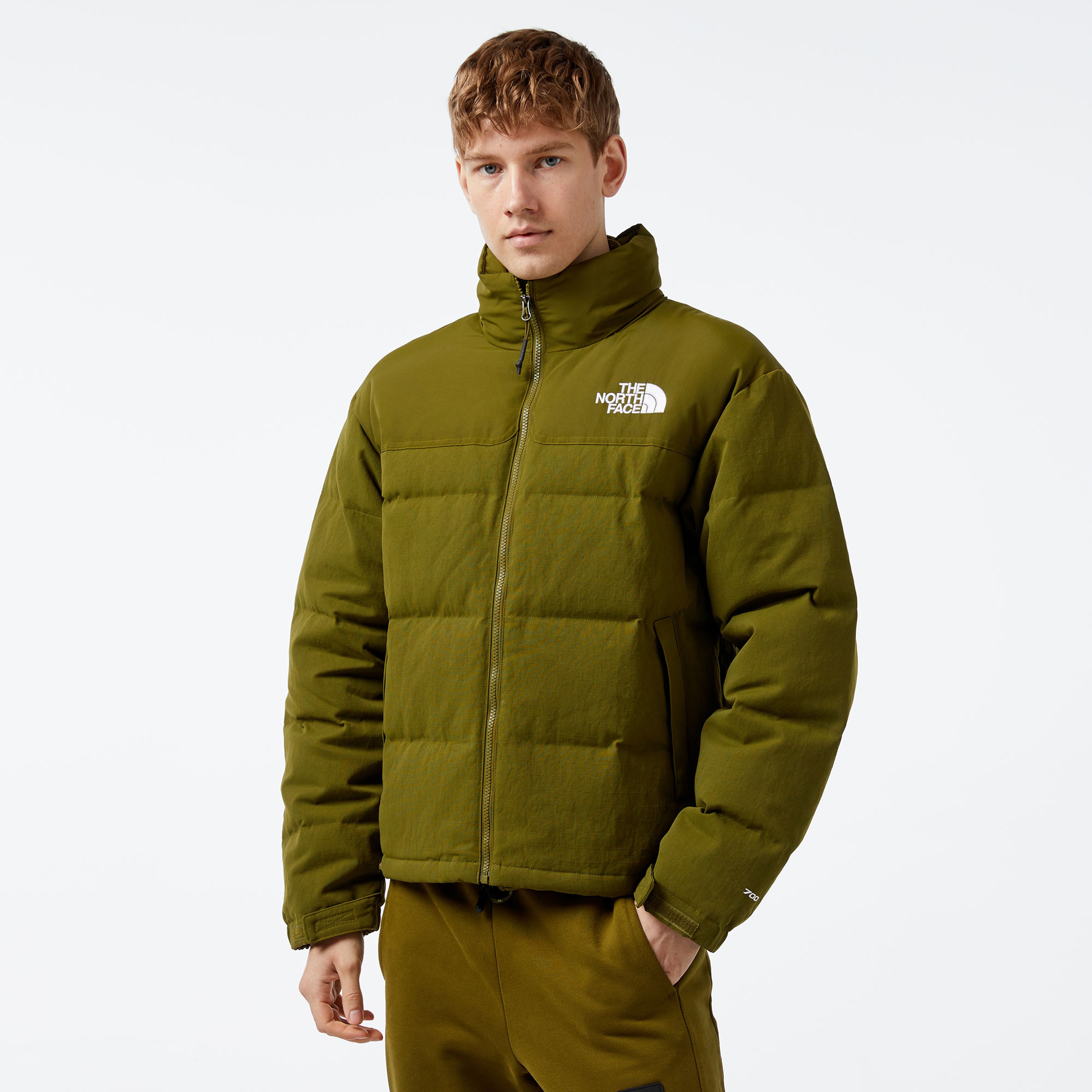 The North Face 92 Ripstop Nuptse Erkek Yeşil Mont