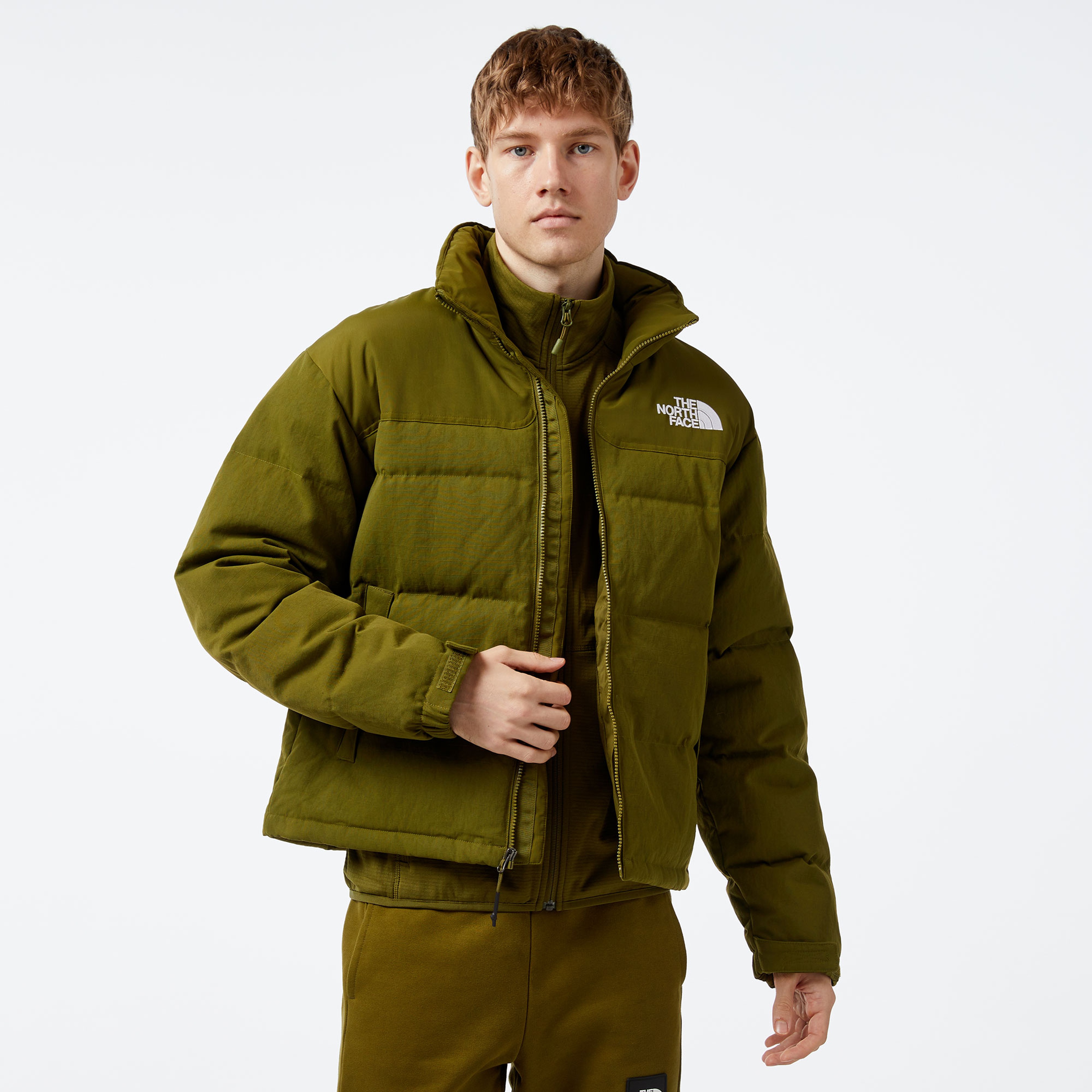 The North Face 92 Ripstop Nuptse Erkek Yeşil Mont