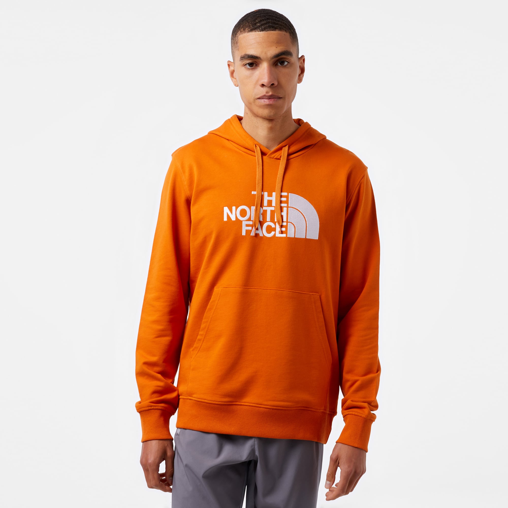 The North Face Light Drew Peak Pullover Erkek Turuncu Hoodie