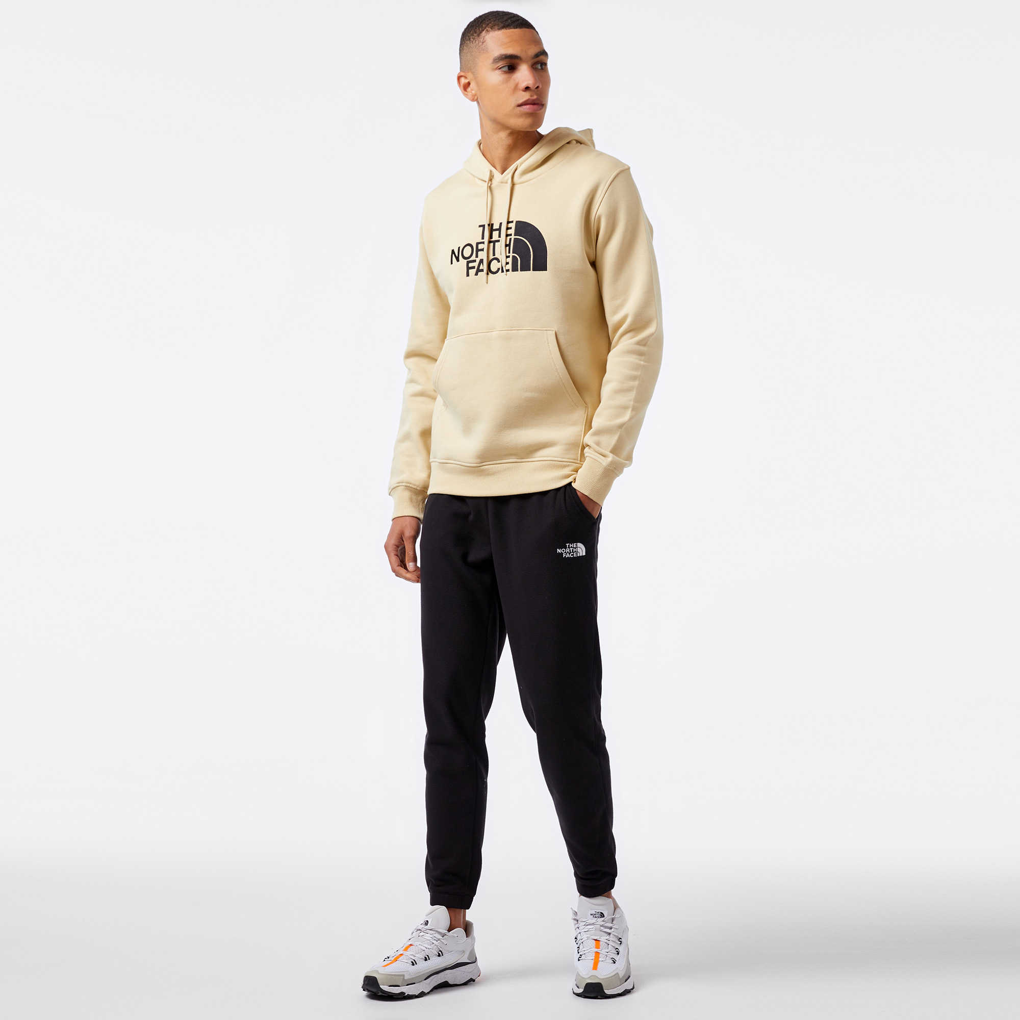 The North Face Drew Peak Pullover Erkek Krem Sweatshirt