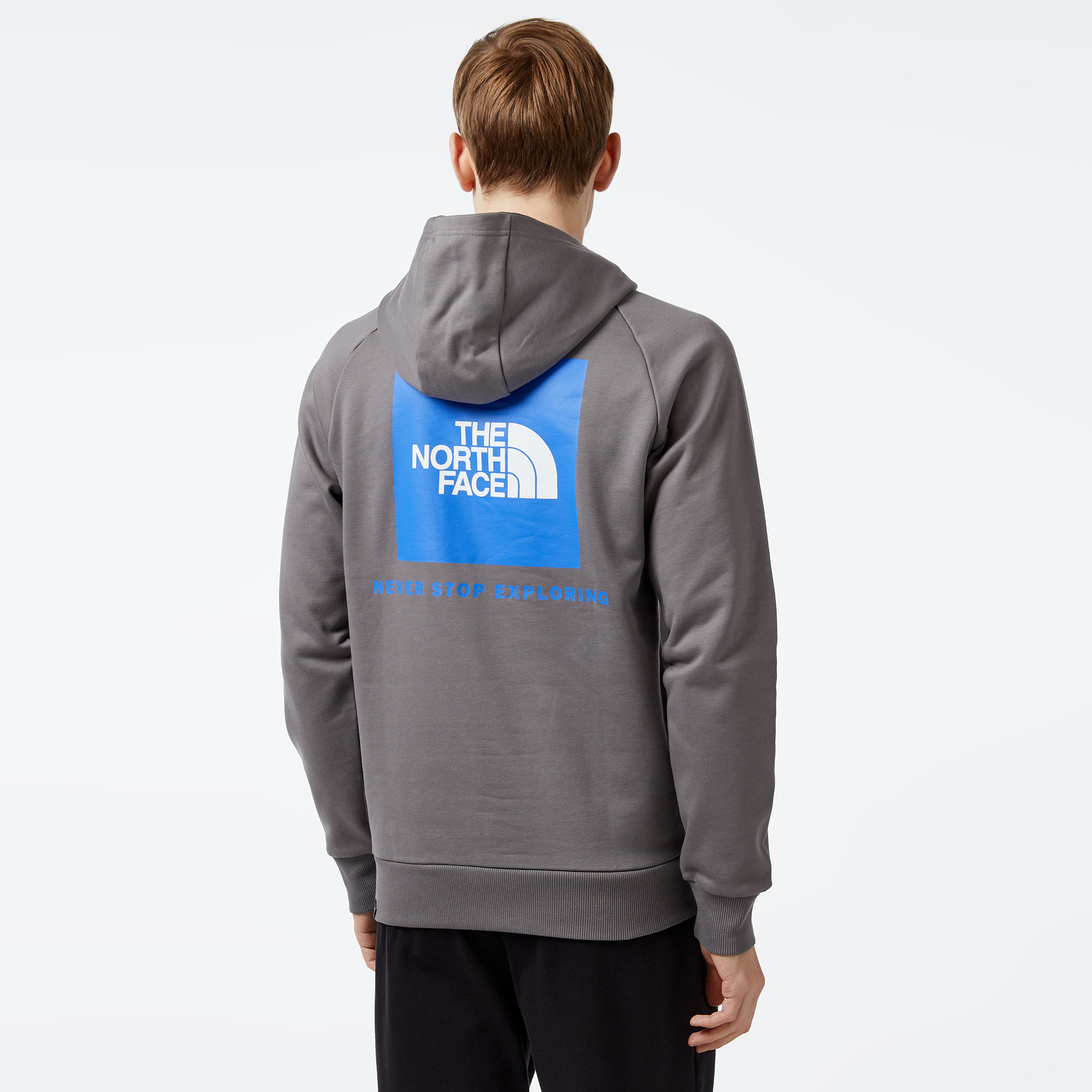 The North Face Raglan Redbox Erkek Gri Sweatshirt
