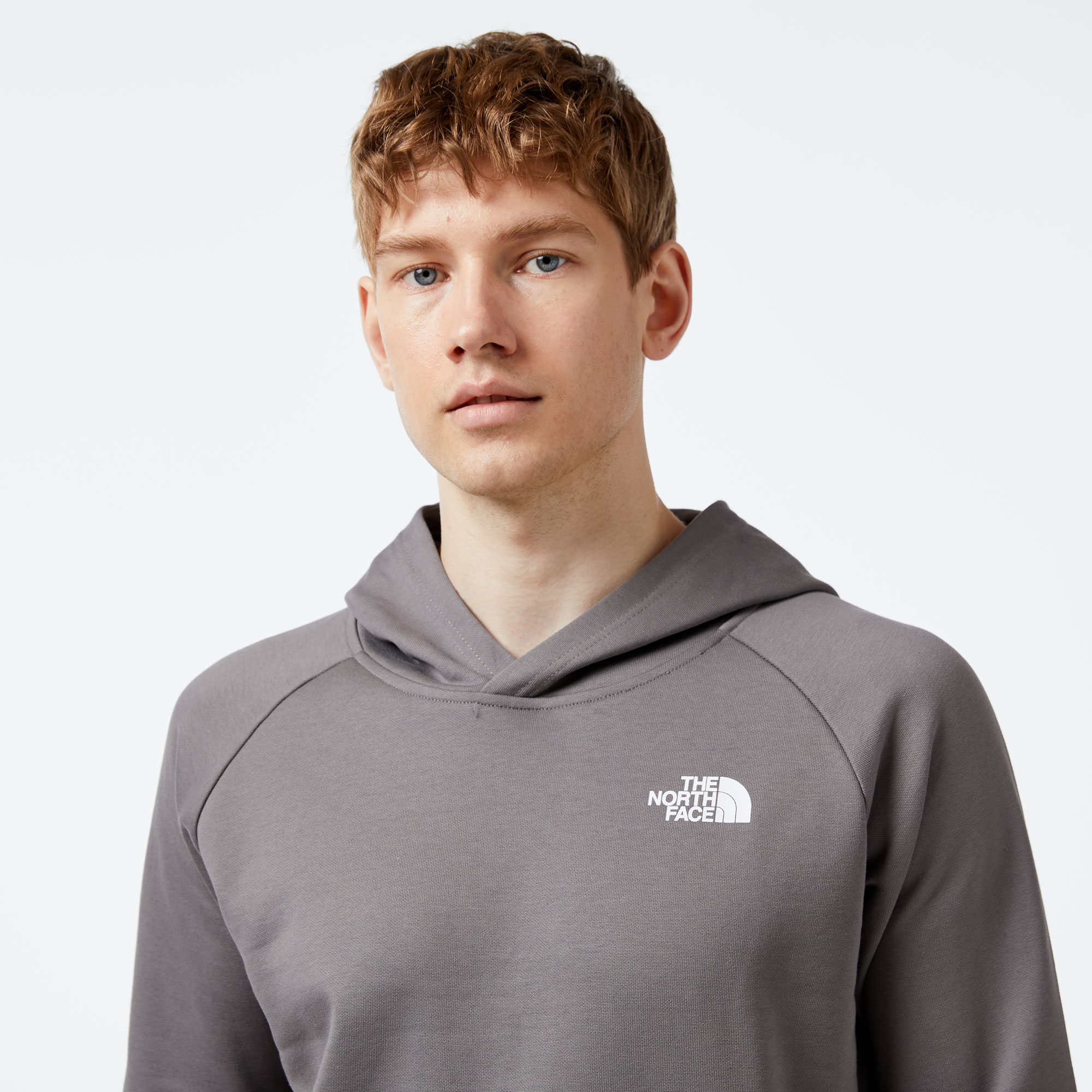 The North Face Raglan Redbox Erkek Gri Sweatshirt