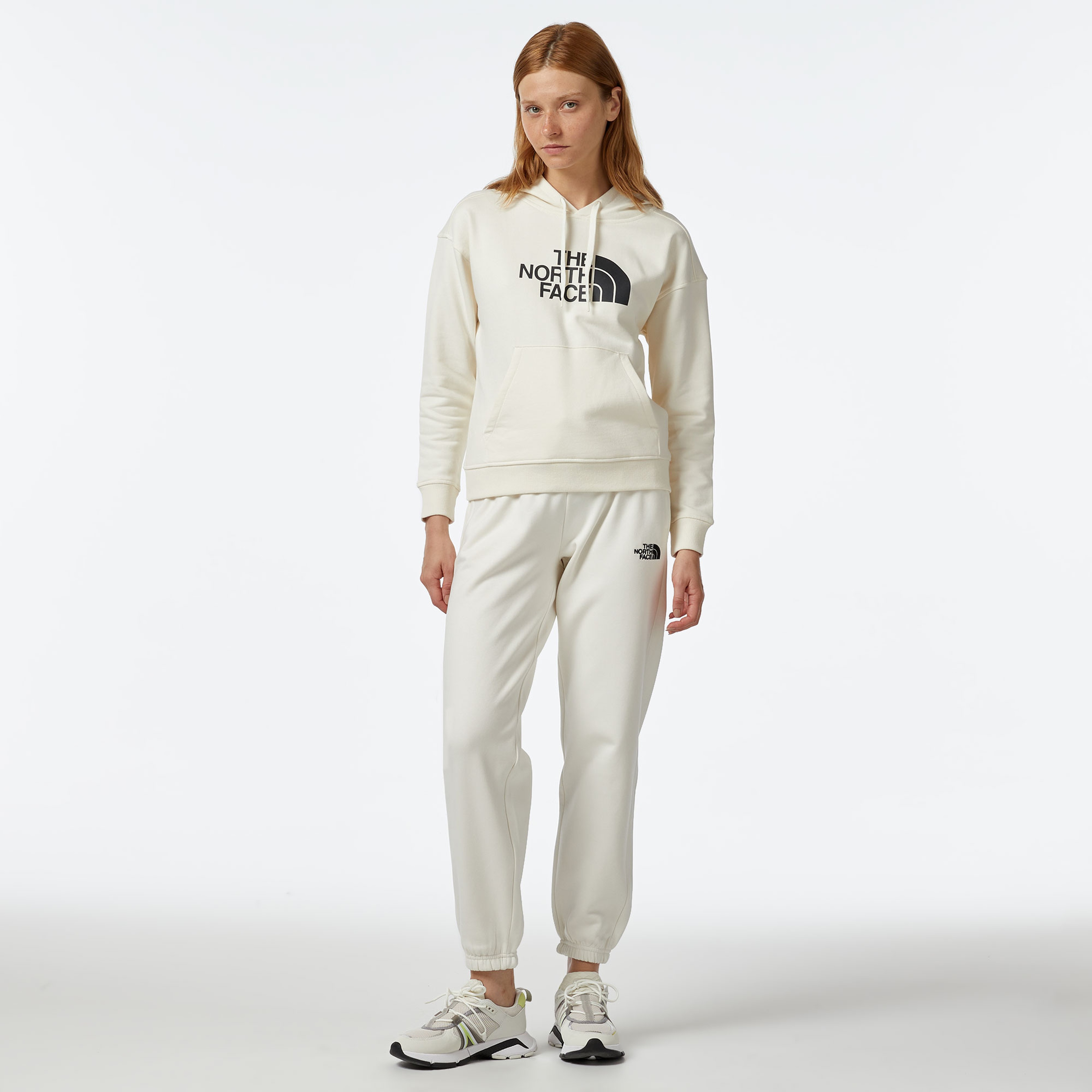 The North Face Light Drew Peak Kadın Beyaz Sweatshirt