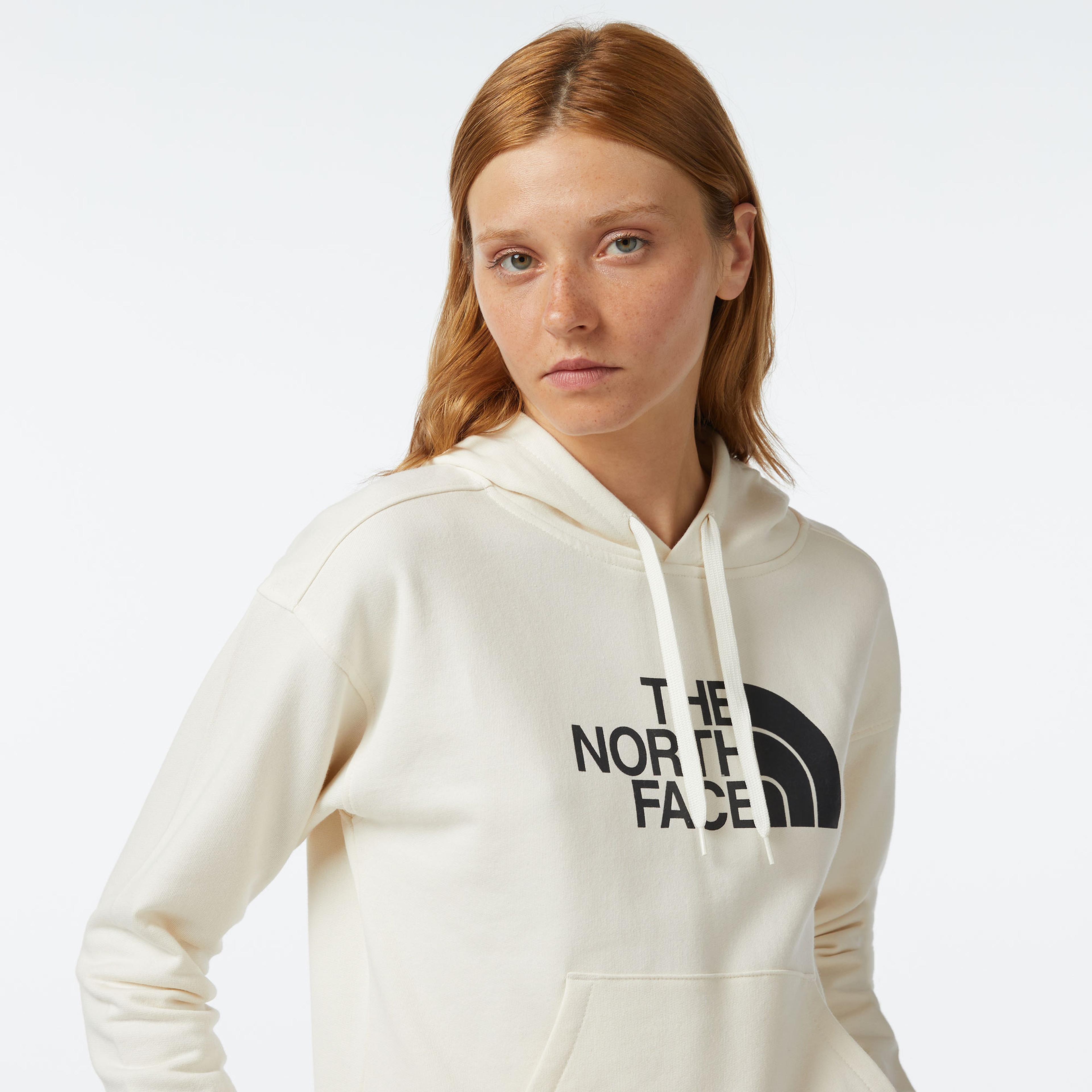 The North Face Light Drew Peak Kadın Beyaz Sweatshirt