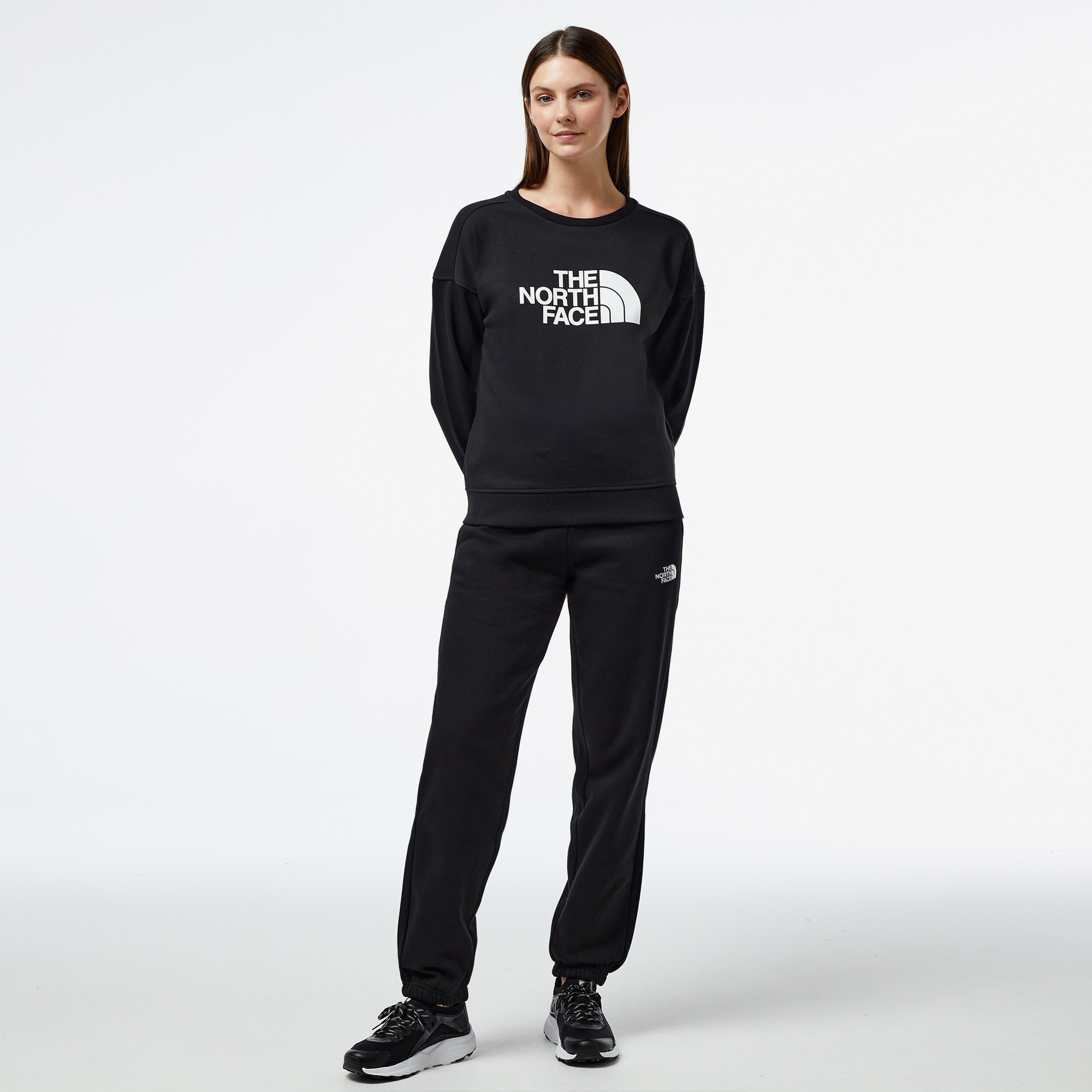 The North Face Light Drew Peak Kadın Siyah Sweatshirt
