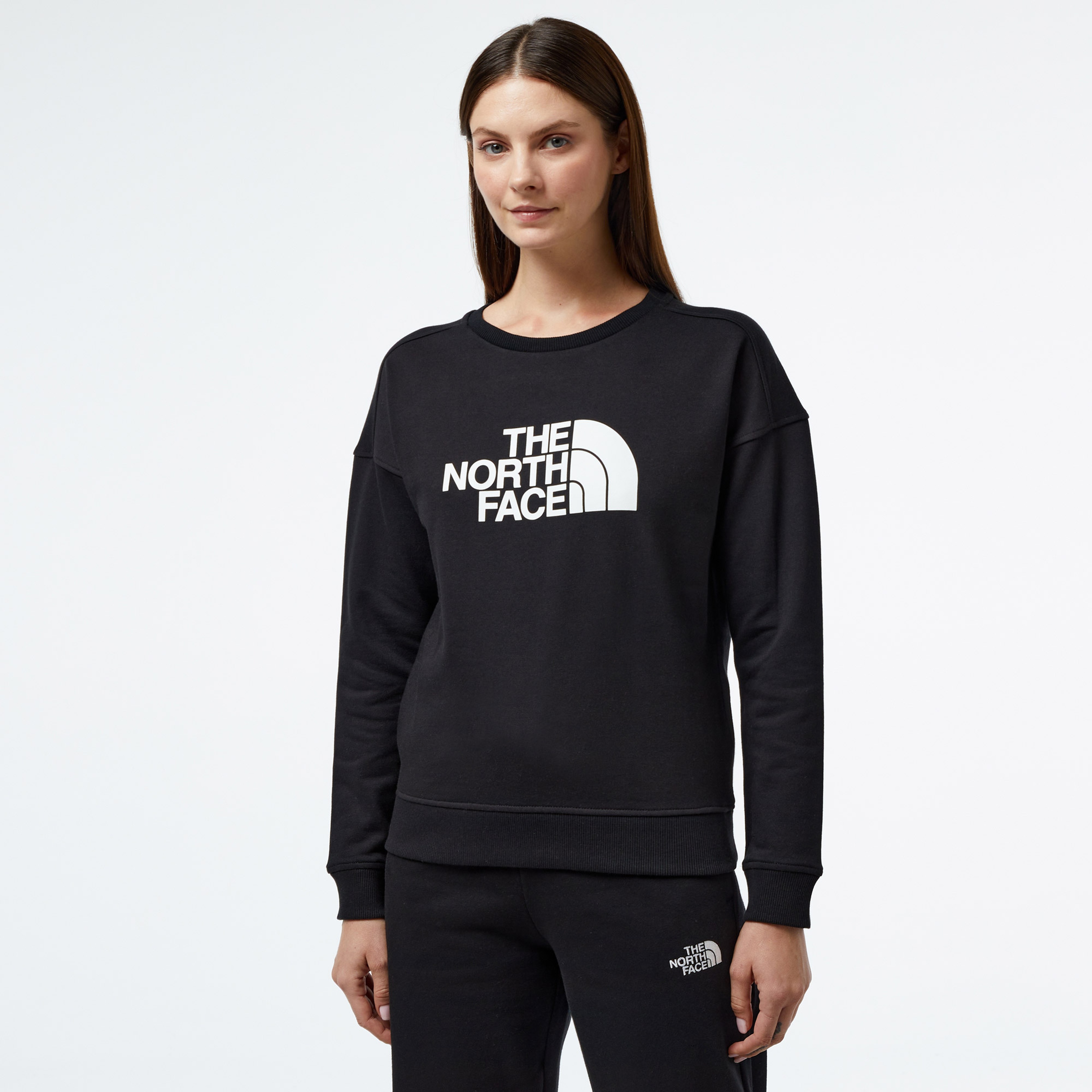 The North Face Light Drew Peak Kadın Siyah Sweatshirt