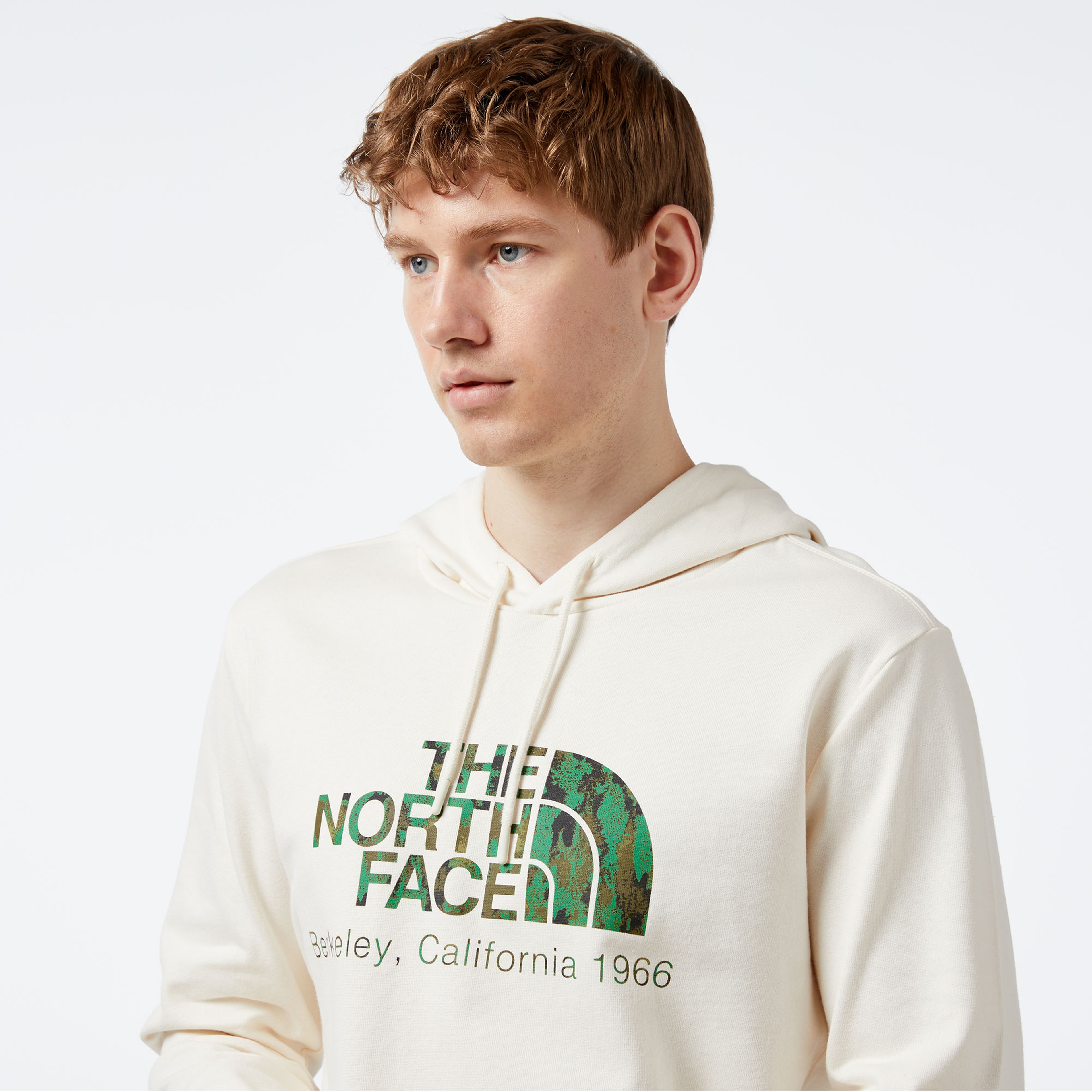 The North Face Berkeley California Erkek Beyaz Sweatshirt