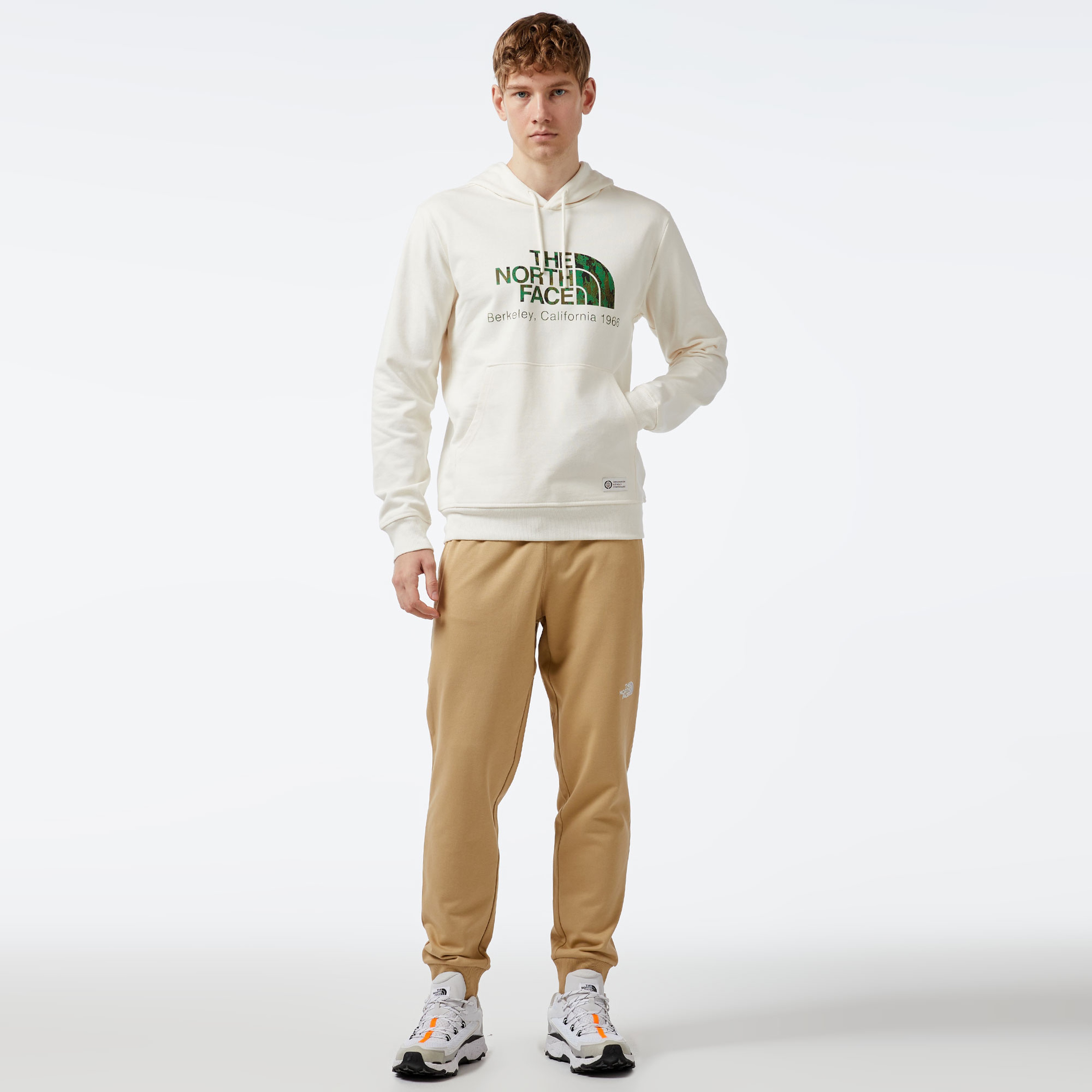 The North Face Berkeley California Erkek Beyaz Sweatshirt